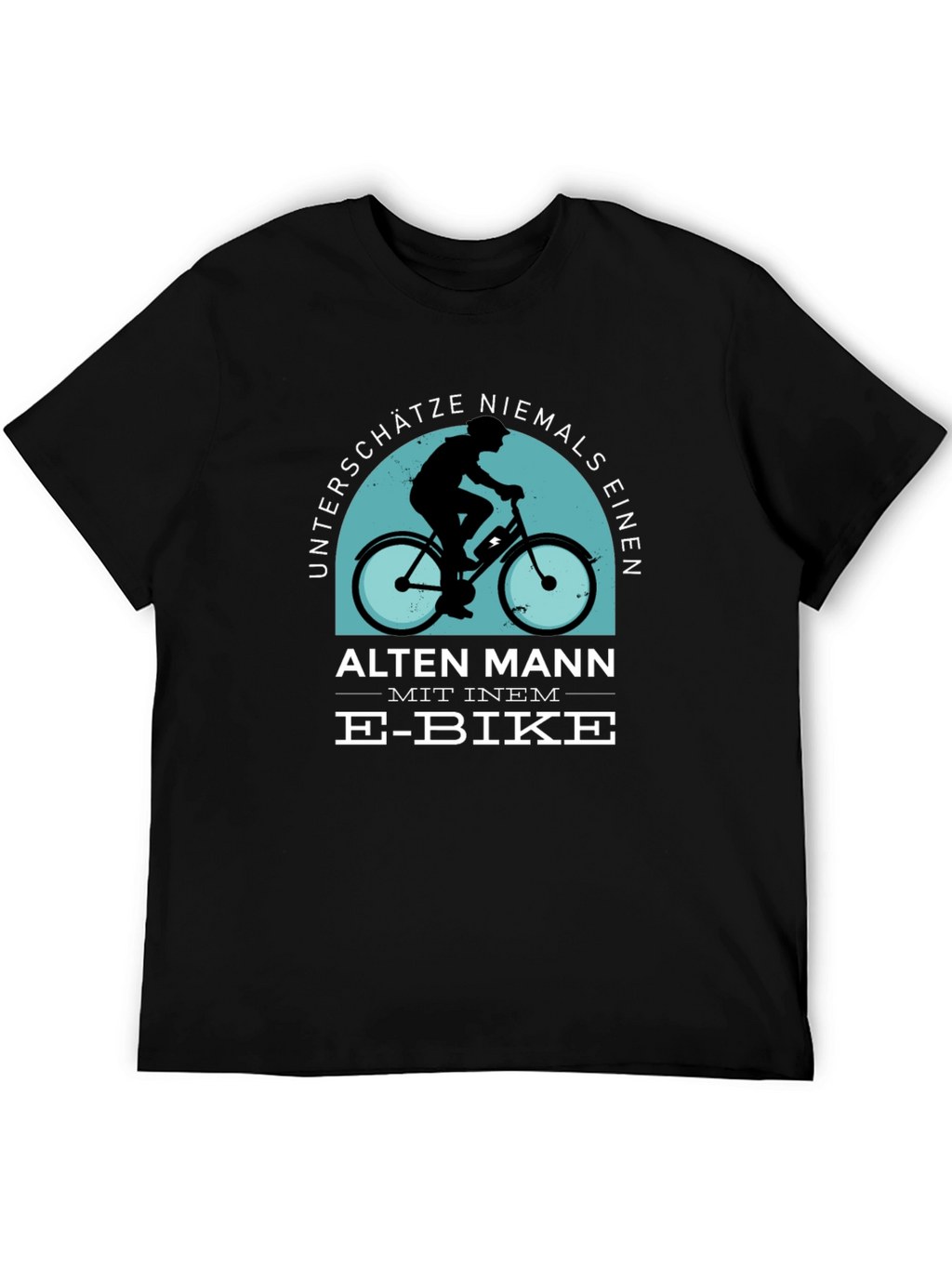 E-Bike Old Man T-Shirt - Never Underestimate