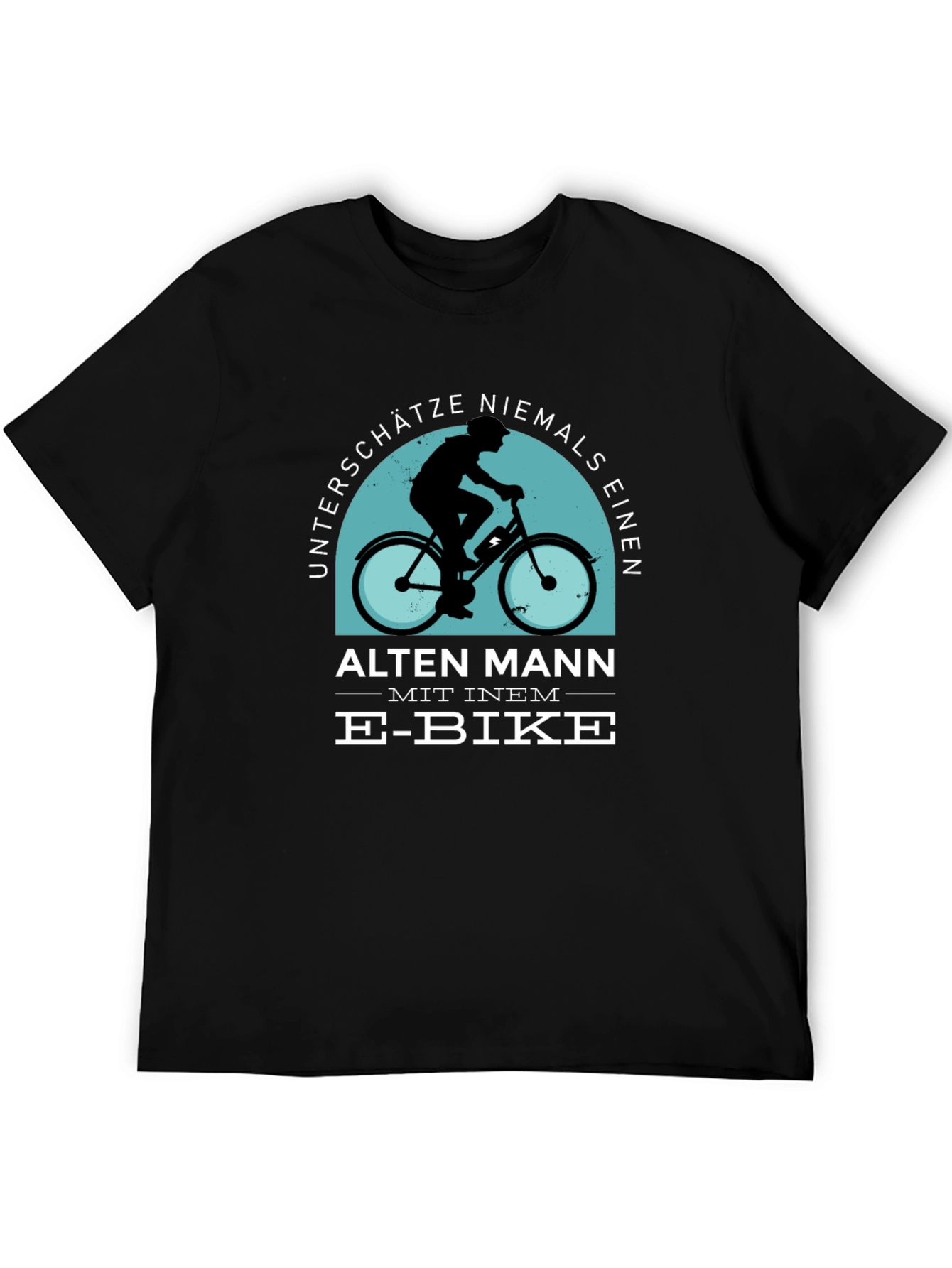 E-Bike Old Man T-Shirt - Never Underestimate