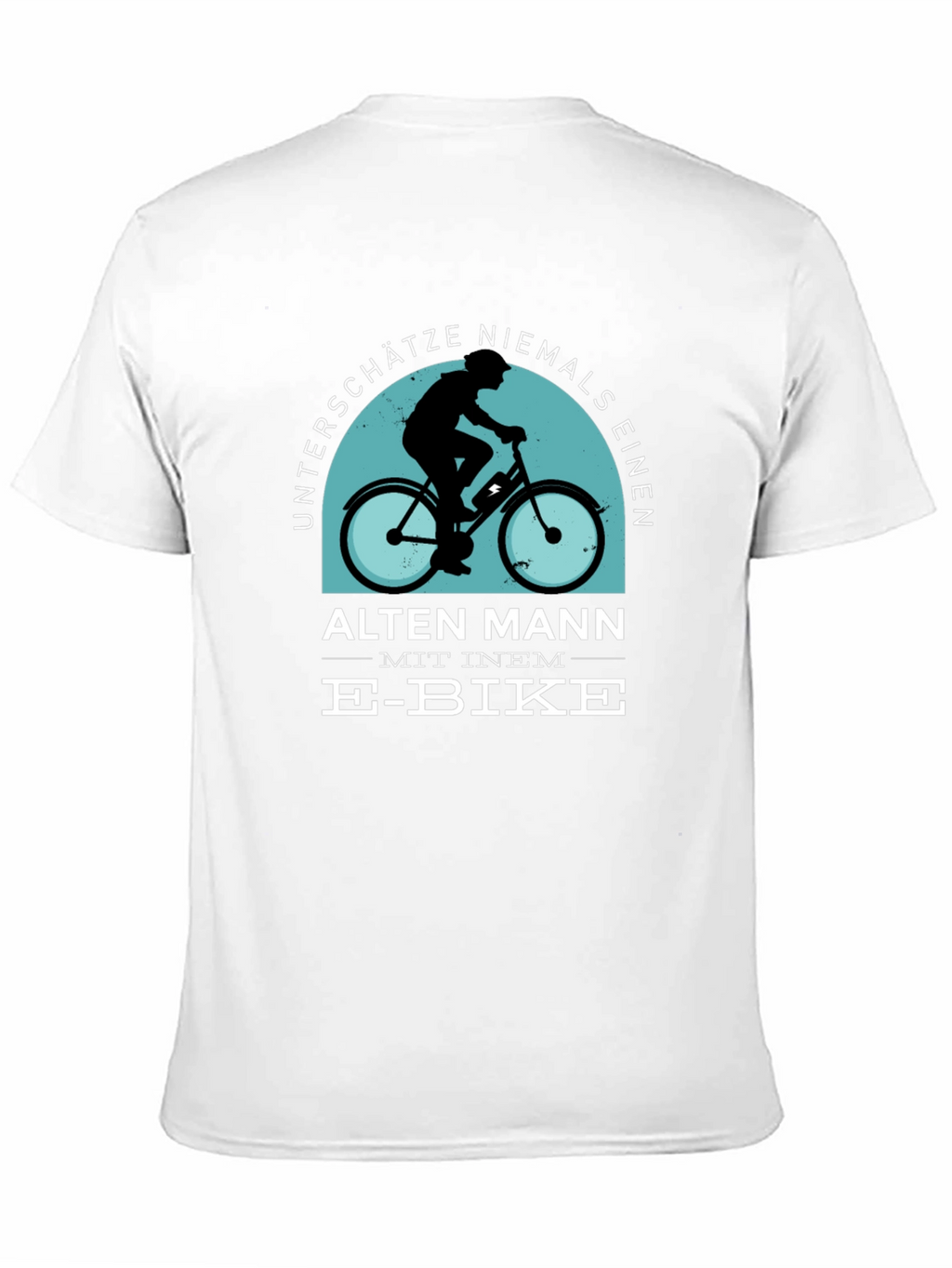 E-Bike Old Man T-Shirt - Never Underestimate