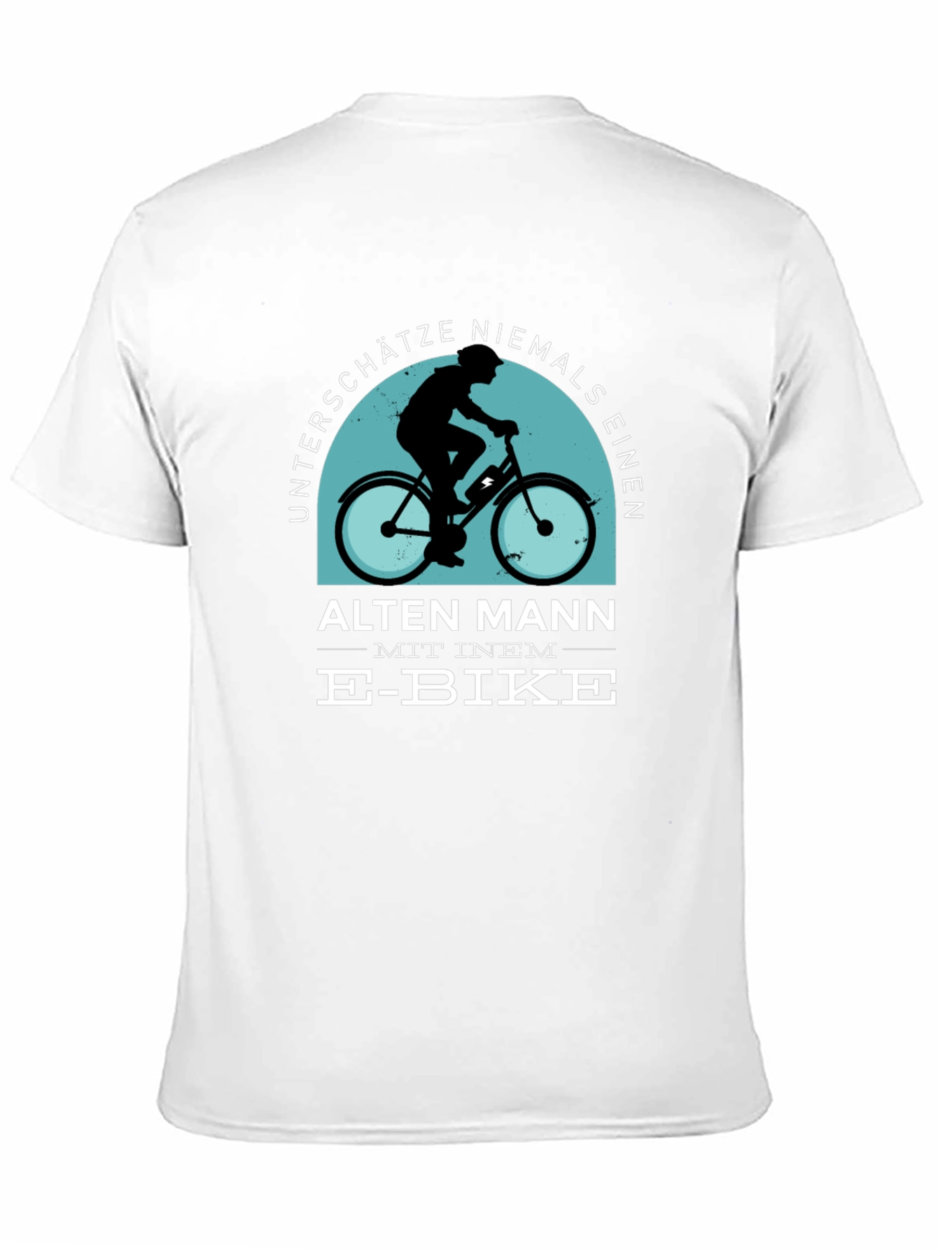 E-Bike Old Man T-Shirt - Never Underestimate