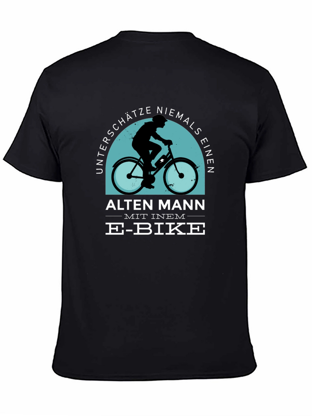 E-Bike Old Man T-Shirt - Never Underestimate