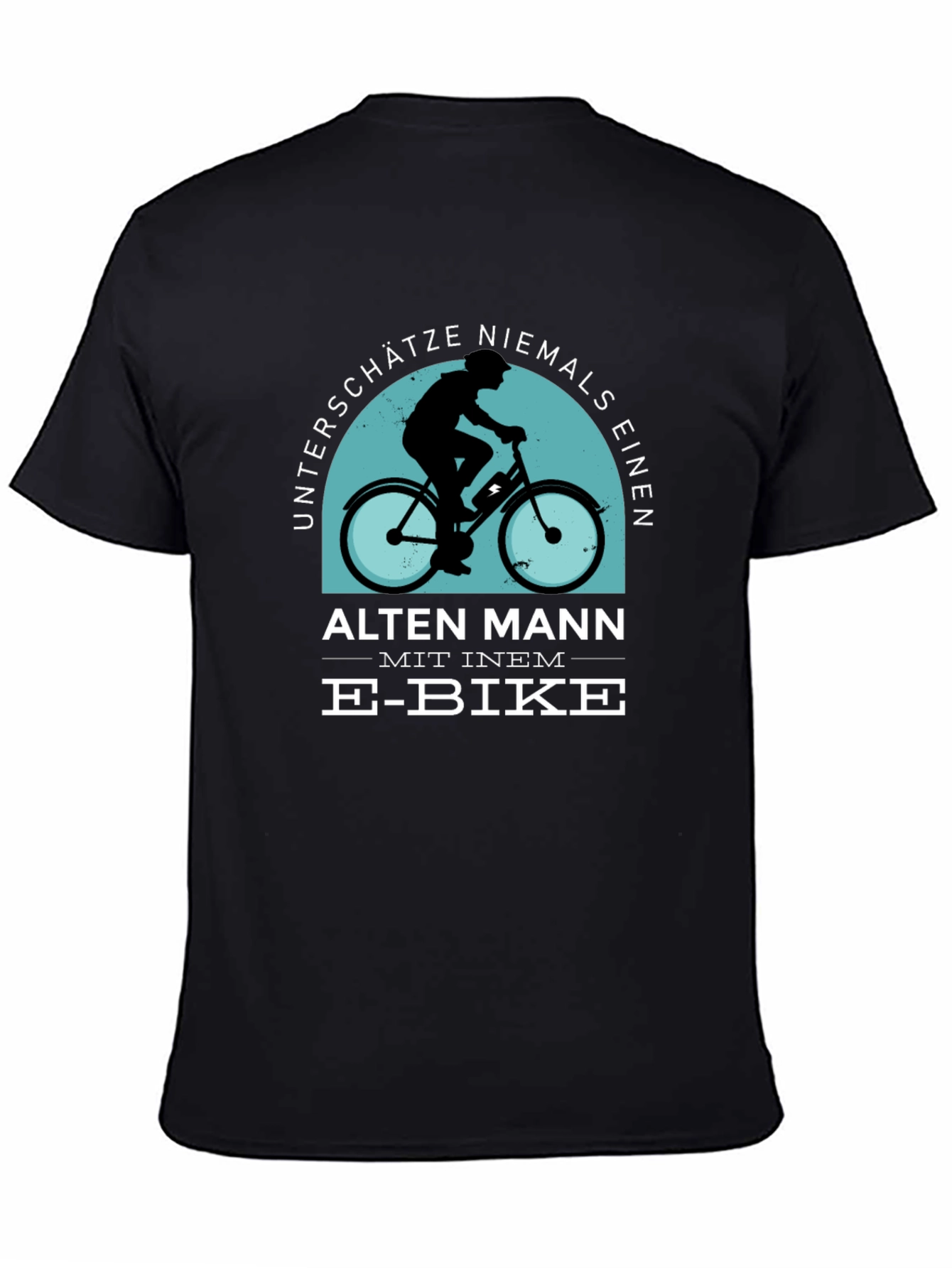E-Bike Old Man T-Shirt - Never Underestimate