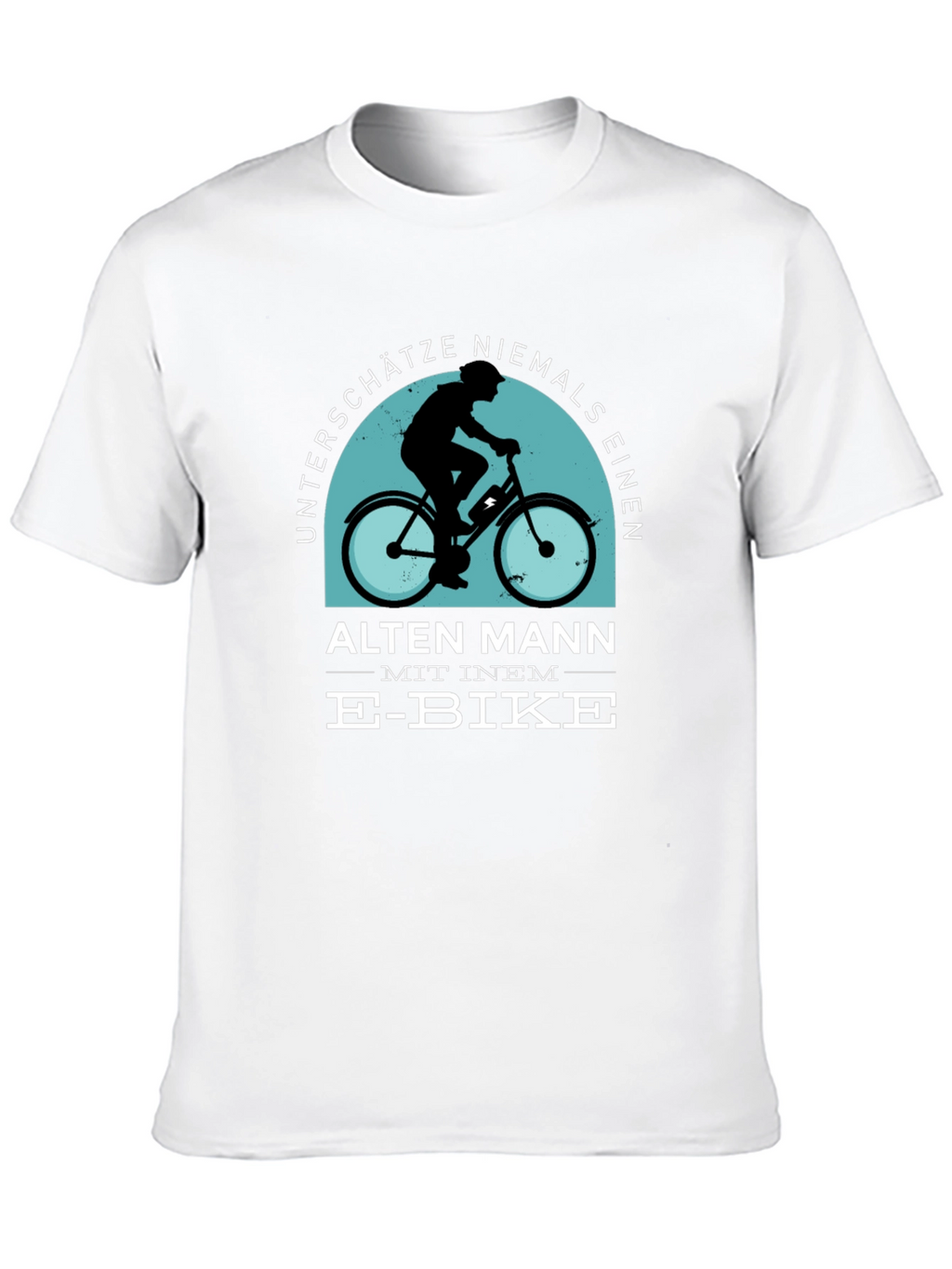 E-Bike Old Man T-Shirt - Never Underestimate