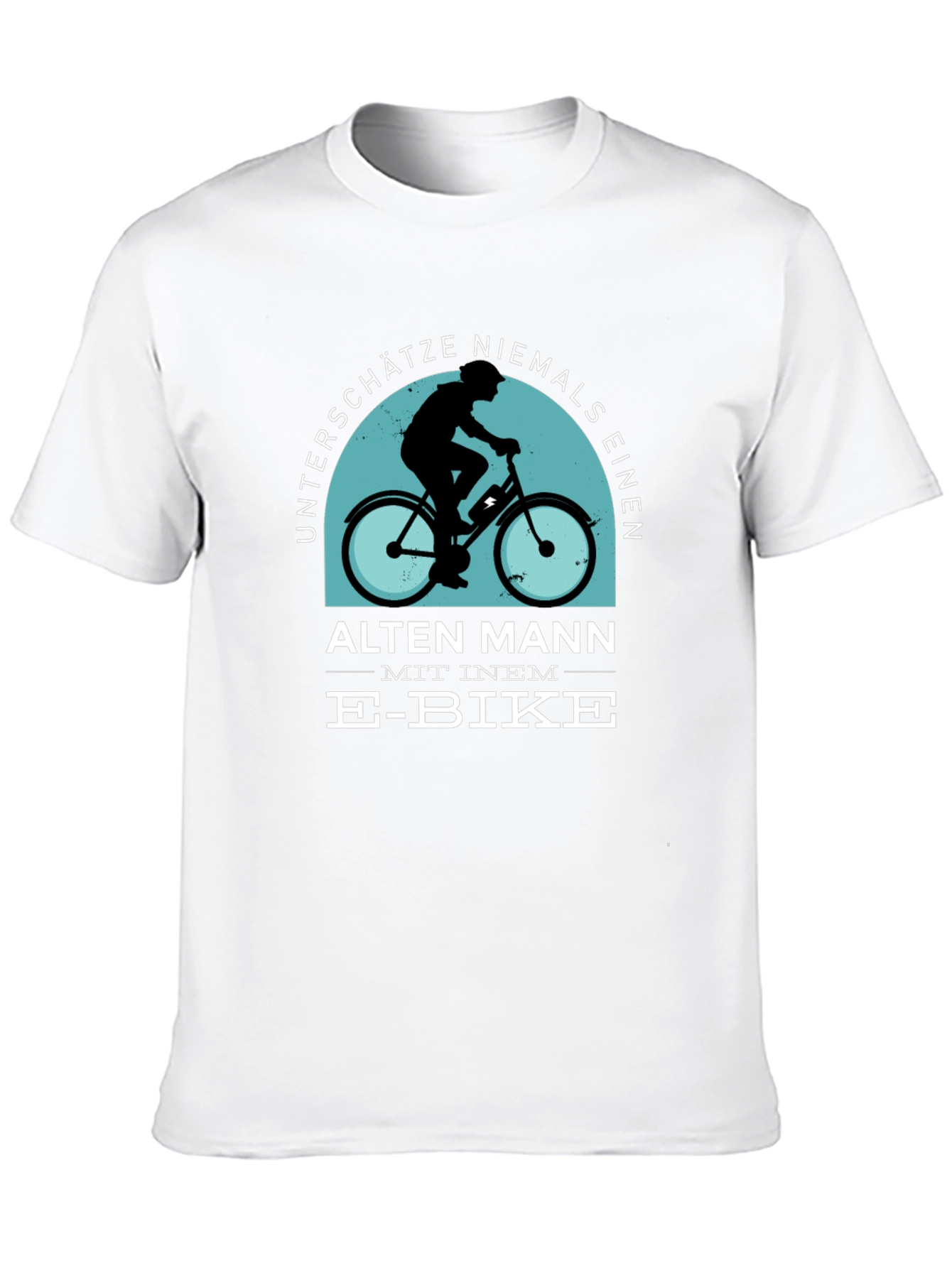 E-Bike Old Man T-Shirt - Never Underestimate