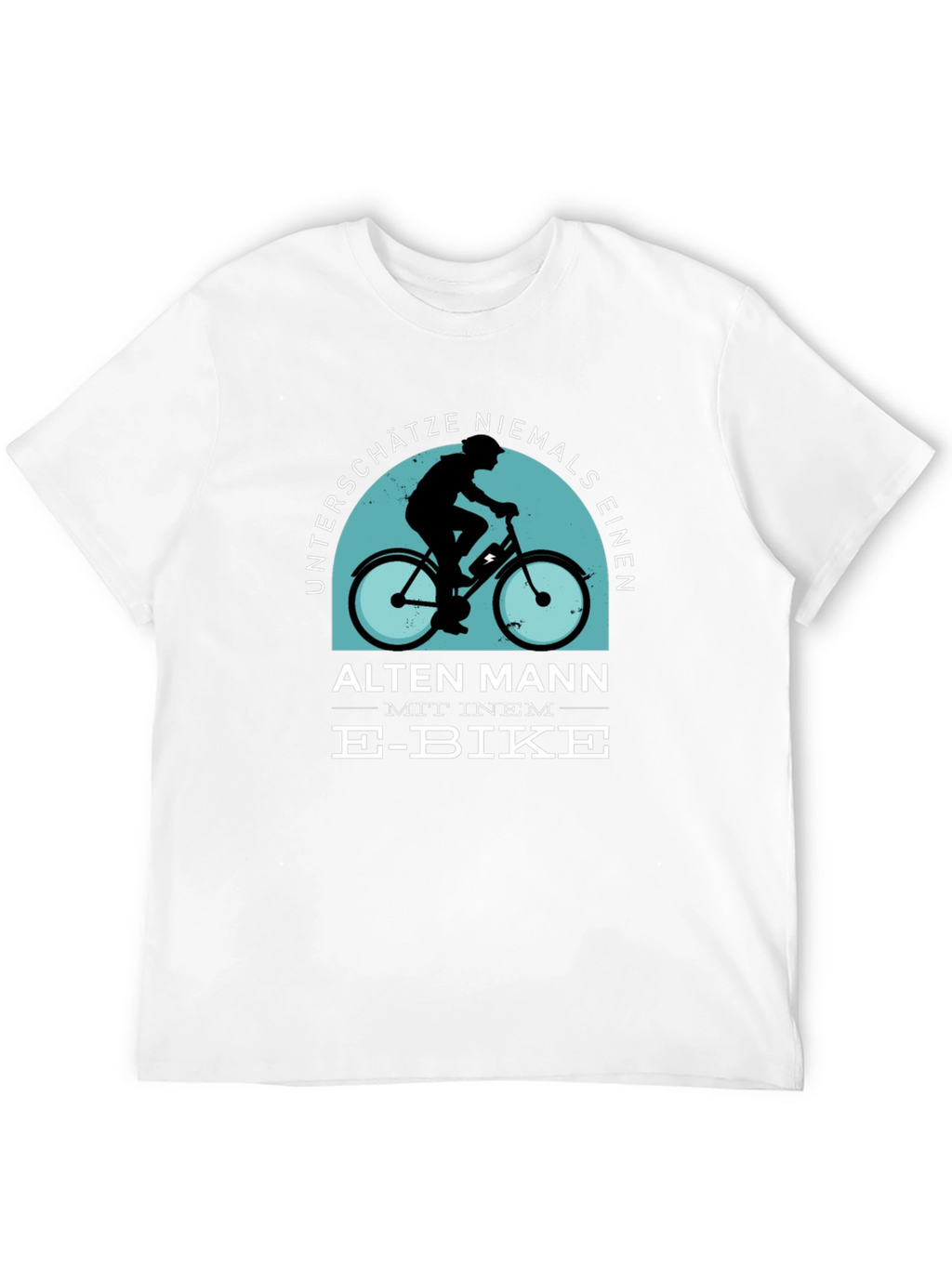 E-Bike Old Man T-Shirt - Never Underestimate