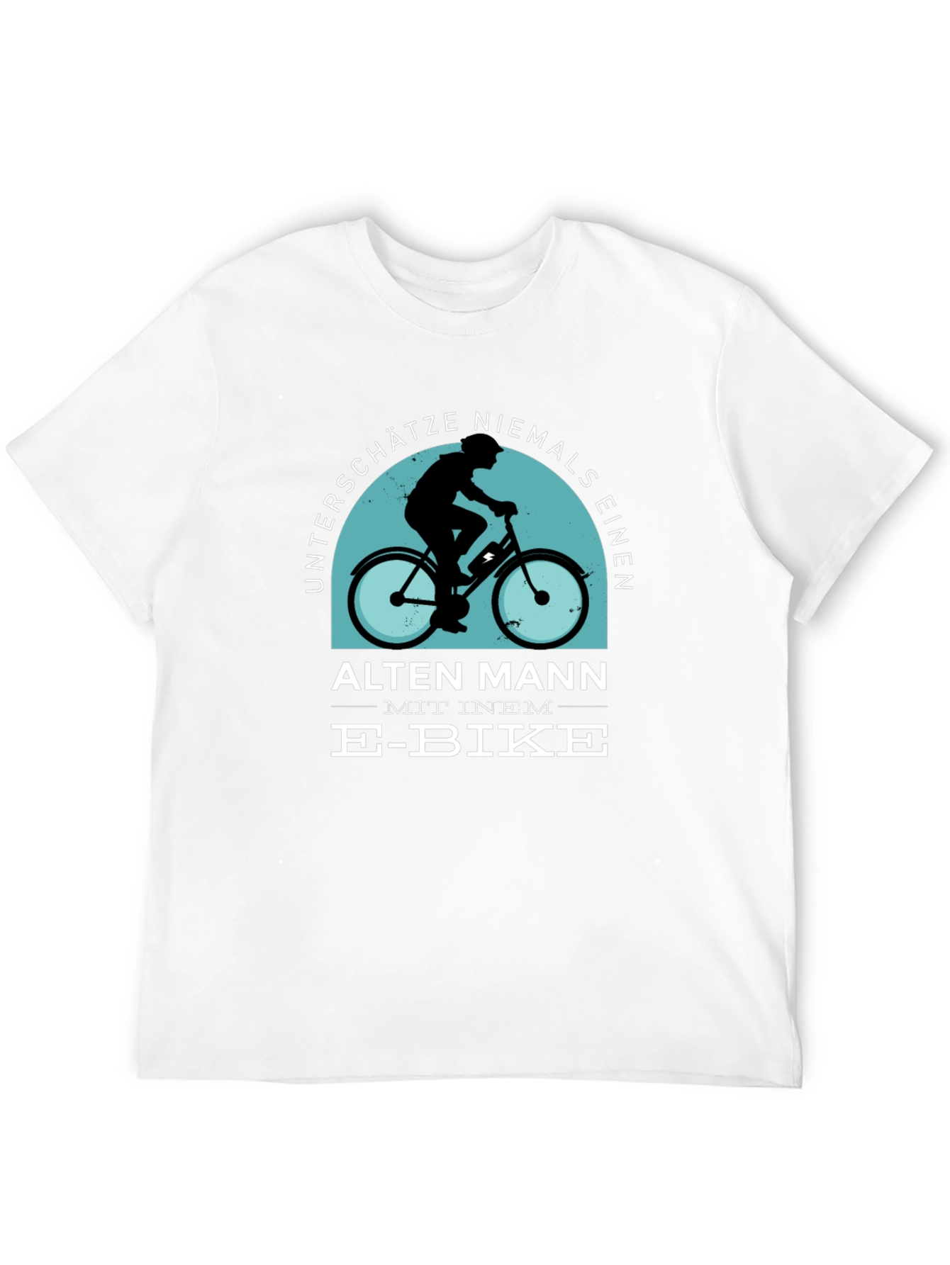 E-Bike Old Man T-Shirt - Never Underestimate