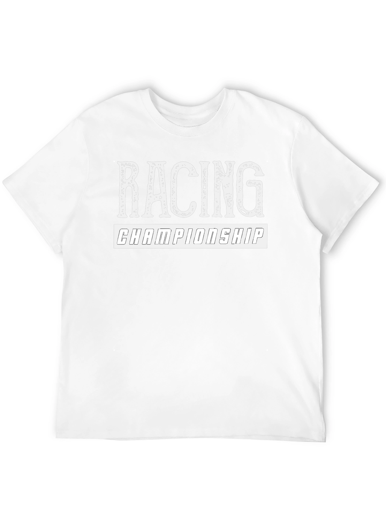 Racing Championship Graphic Tee - Black