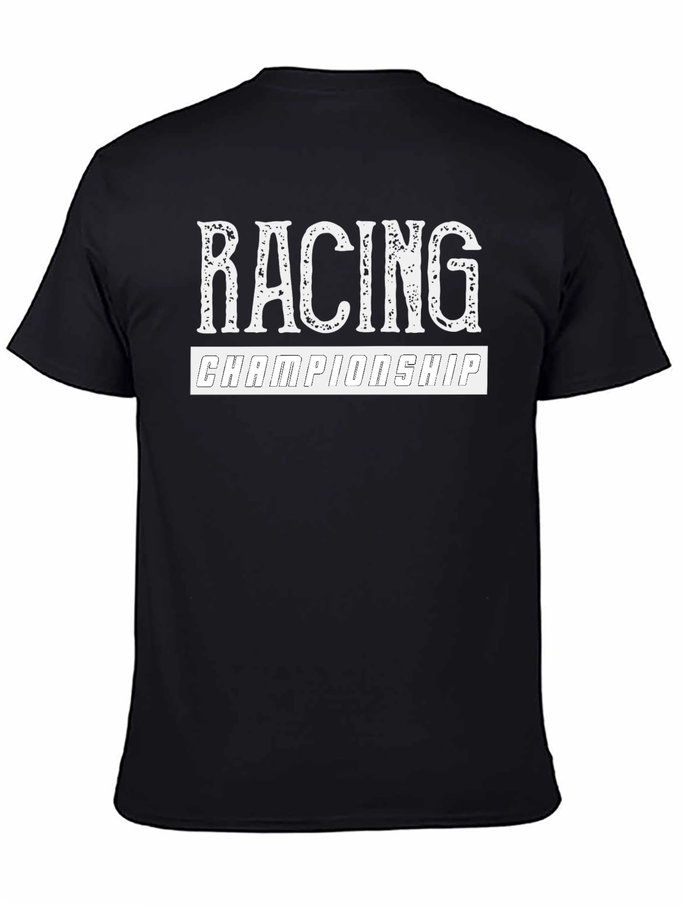 Racing Championship Graphic Tee - Black