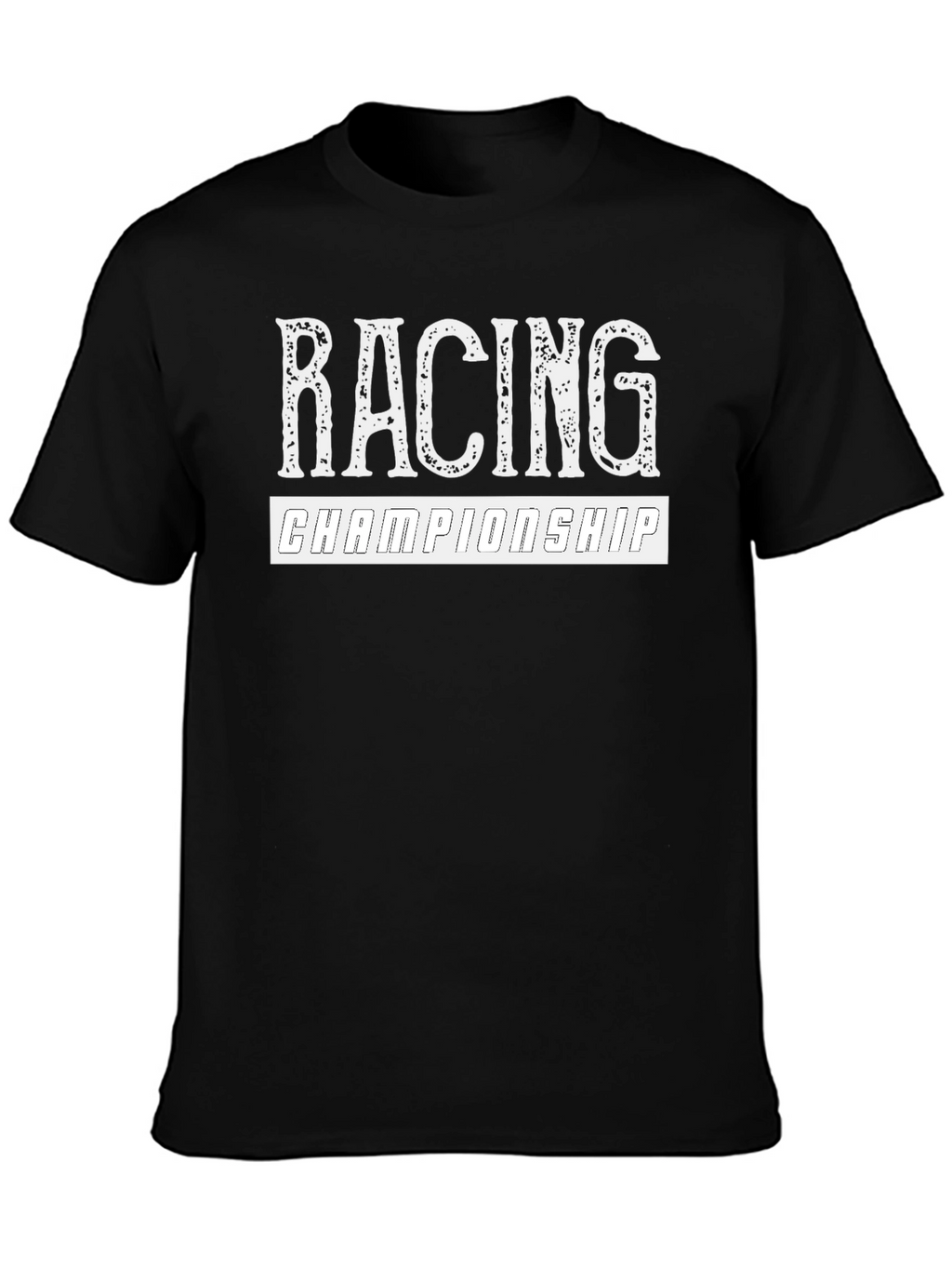 Racing Championship Graphic Tee - Black