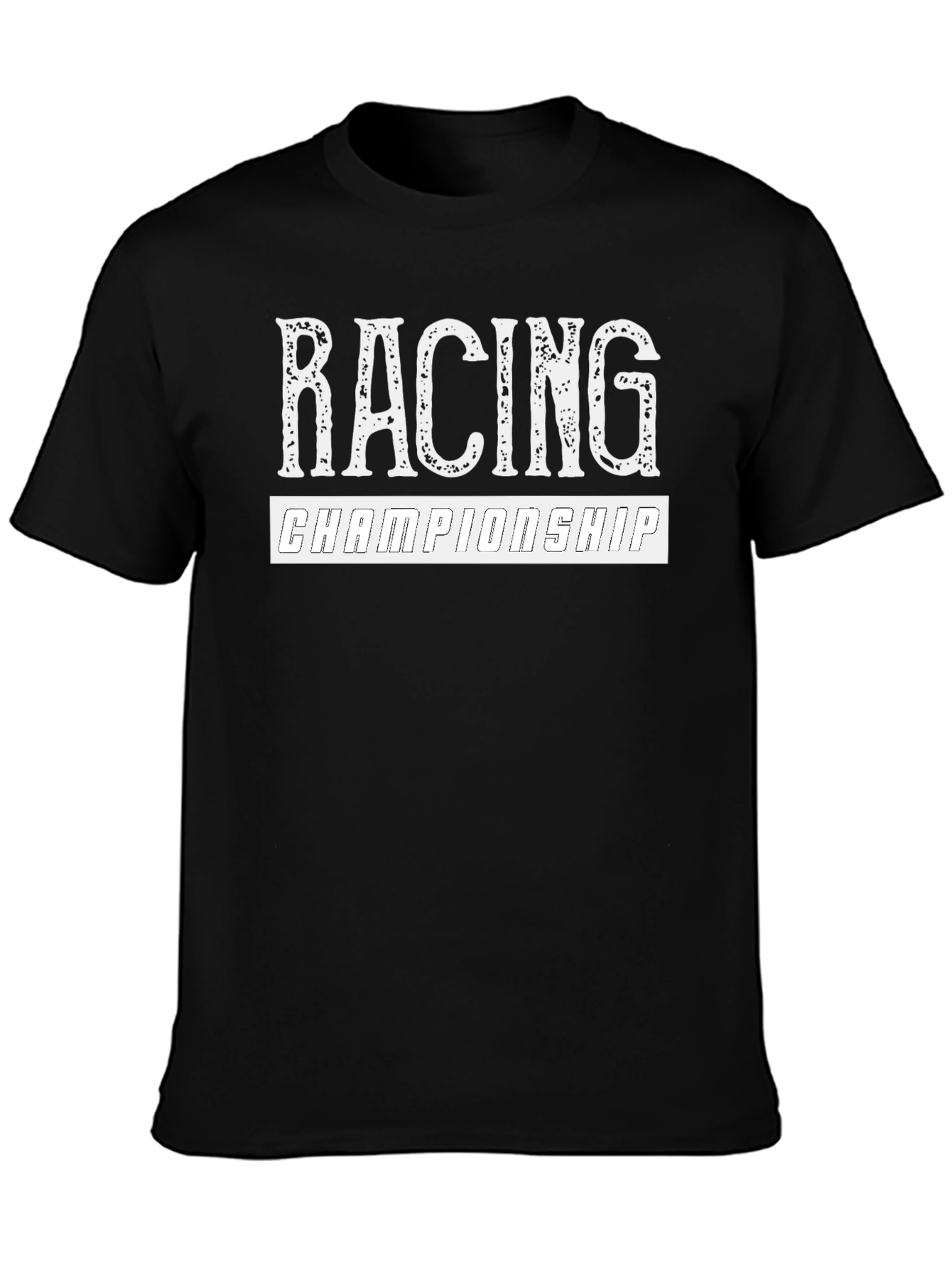 Racing Championship Graphic Tee - Black