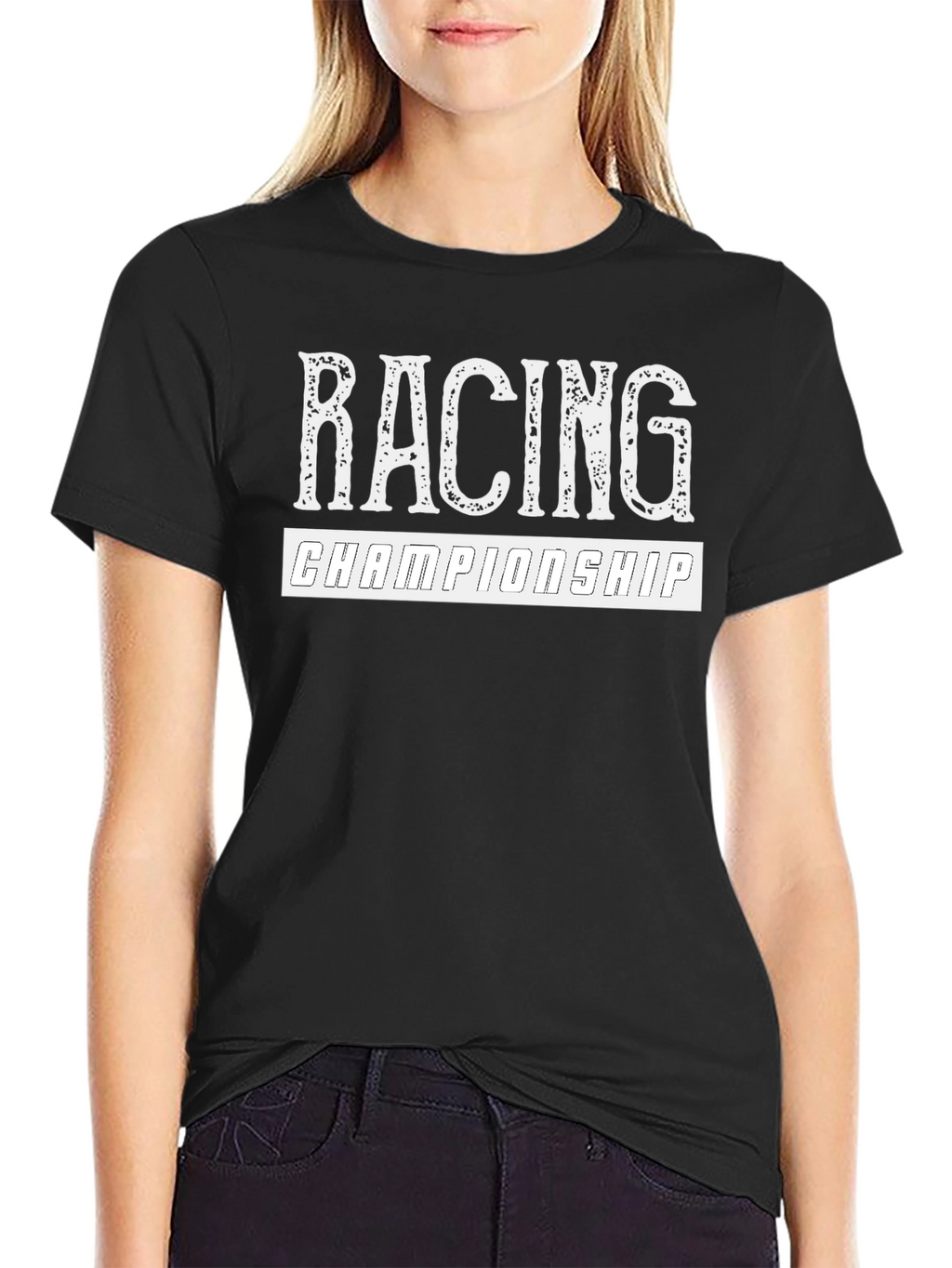 Racing Championship Graphic Tee - Black