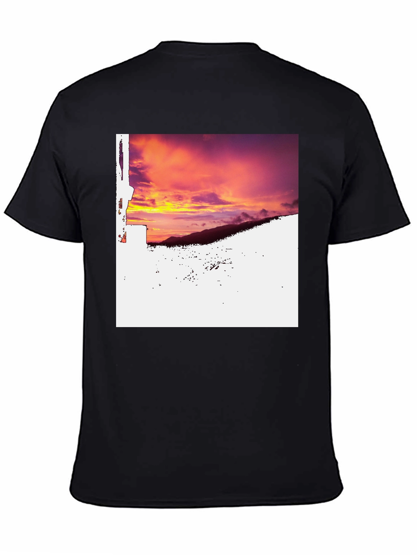 Sunset Mountain Tee - Black
