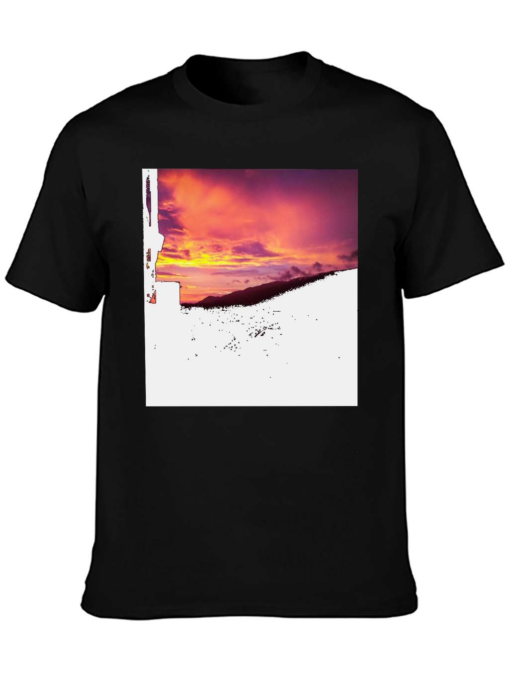 Sunset Mountain Tee - Black