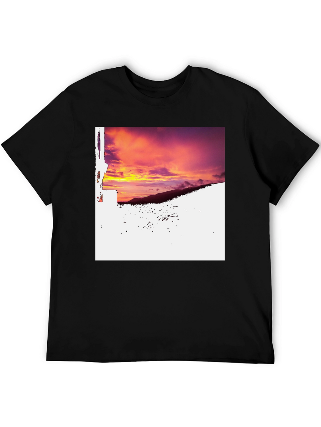 Sunset Mountain Tee - Black