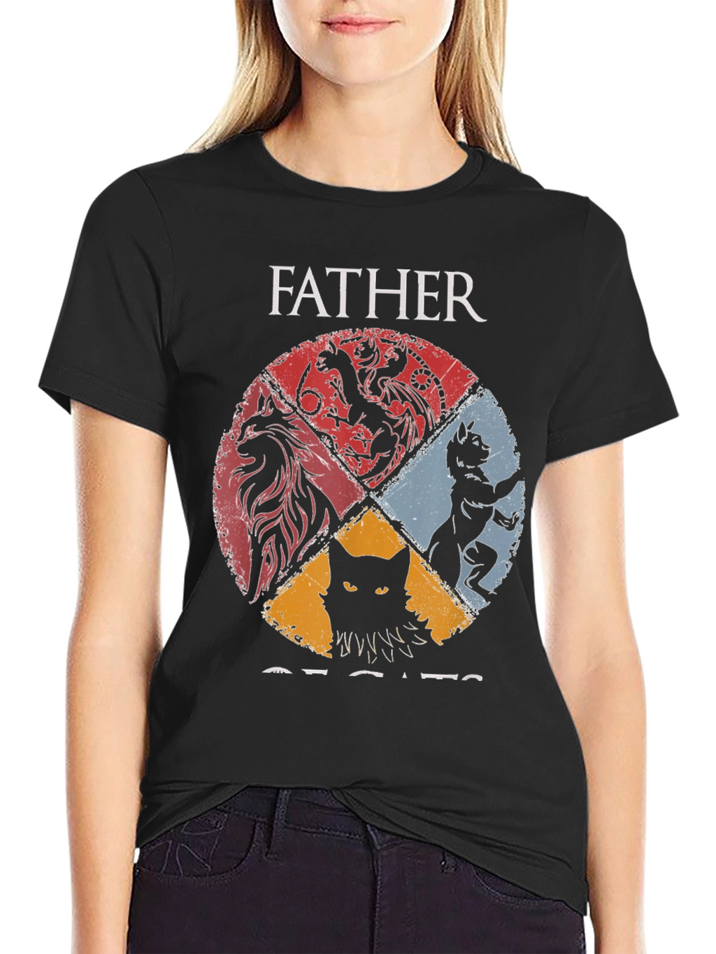 Father of Cats Graphic Tee