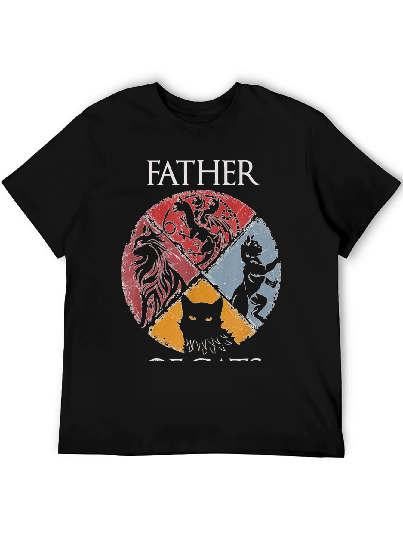 Father of Cats Graphic Tee