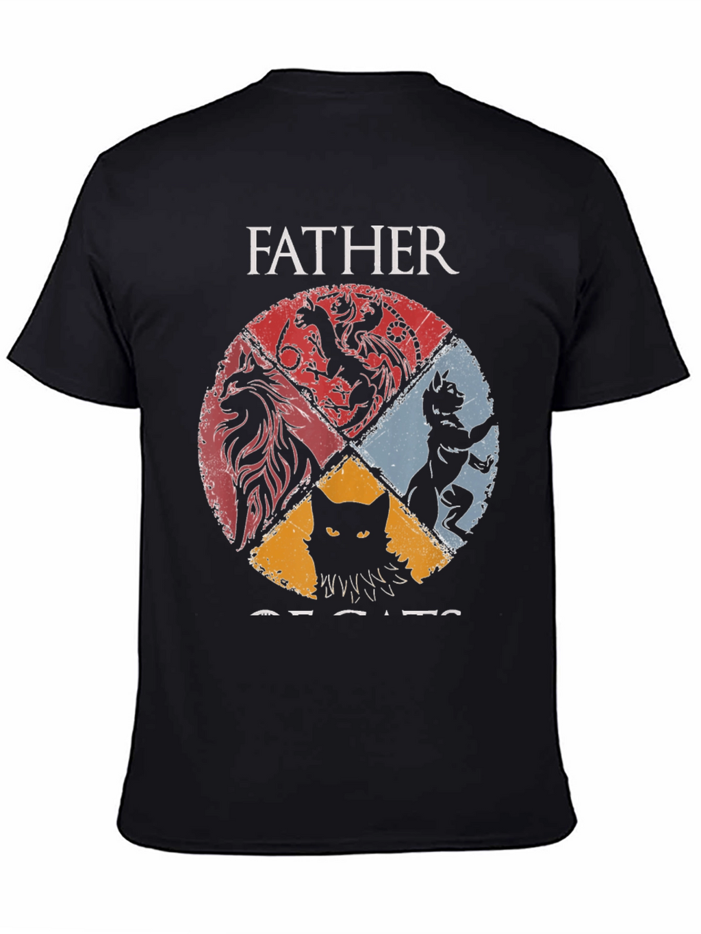 Father of Cats Graphic Tee