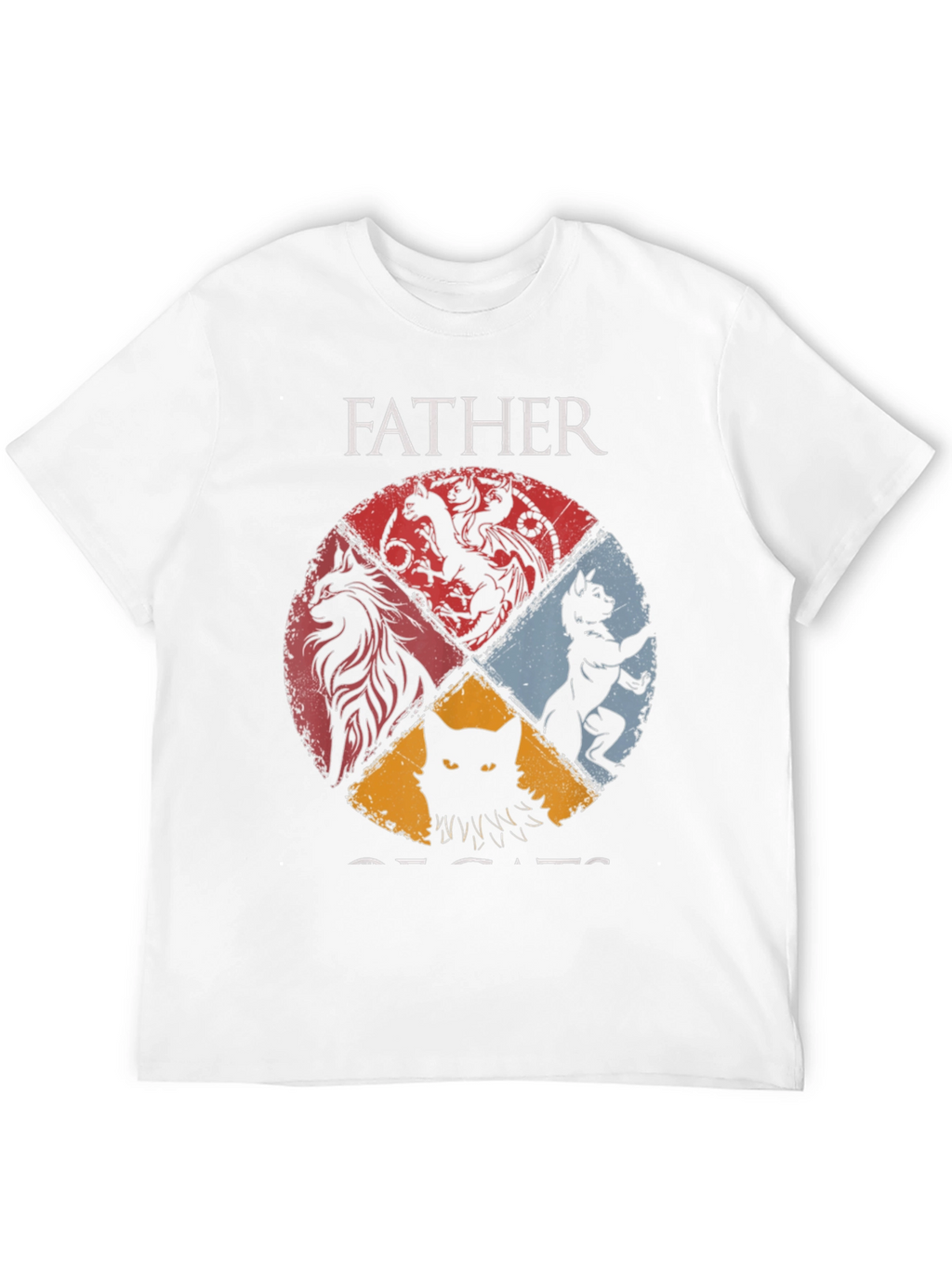 Father of Cats Graphic Tee