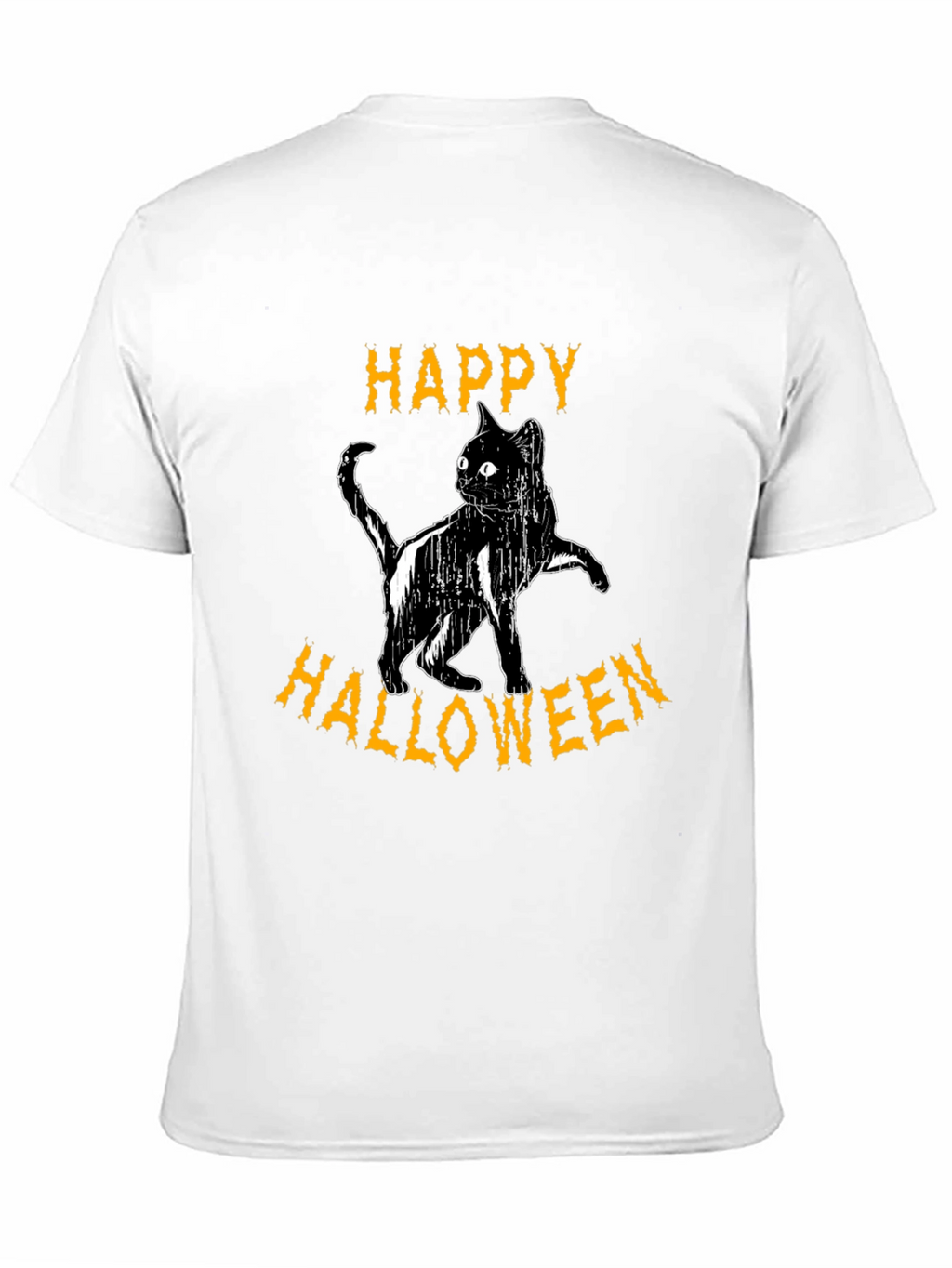 Happy Halloween Black Cat T-Shirt
