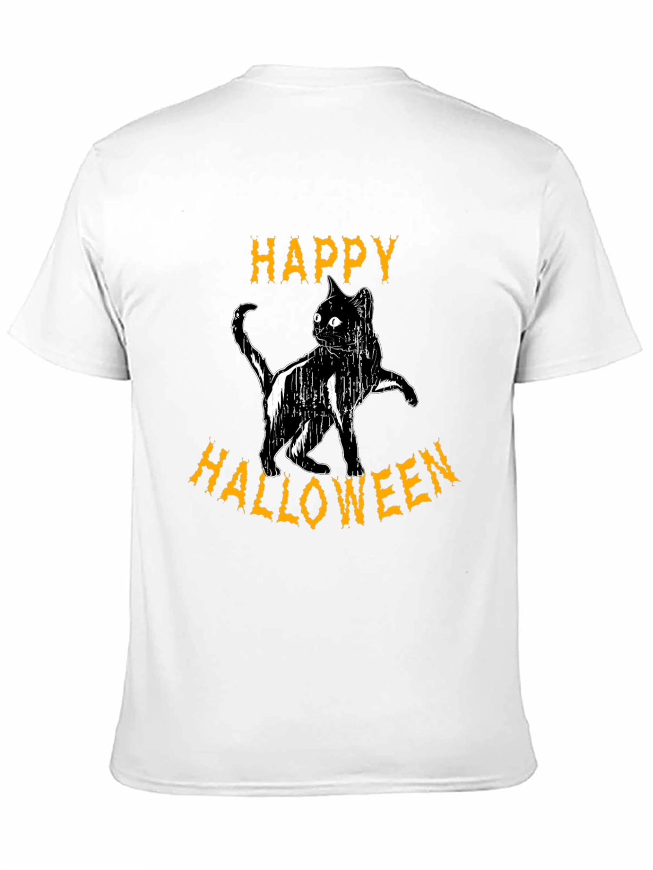 Happy Halloween Black Cat T-Shirt