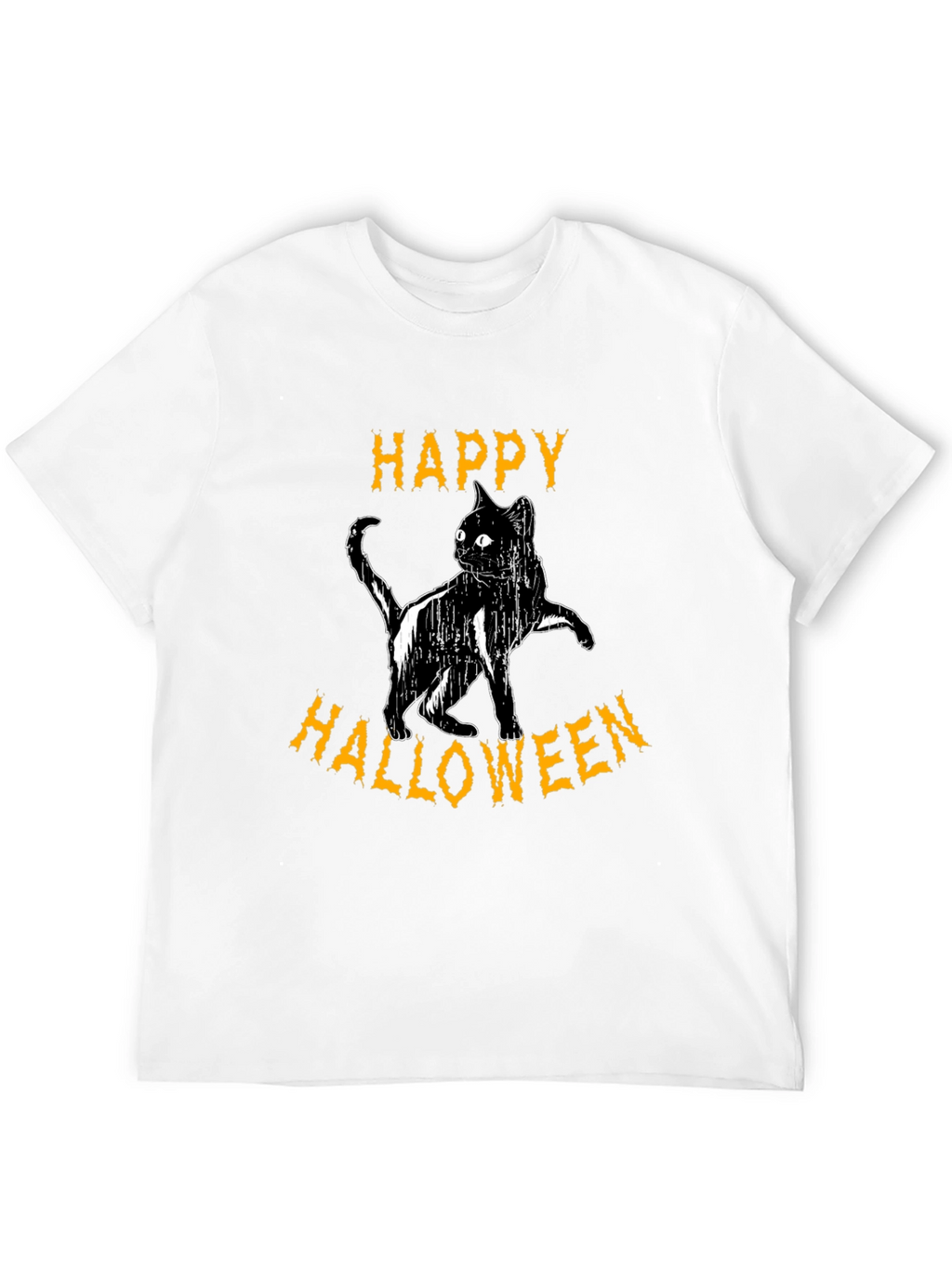 Happy Halloween Black Cat T-Shirt