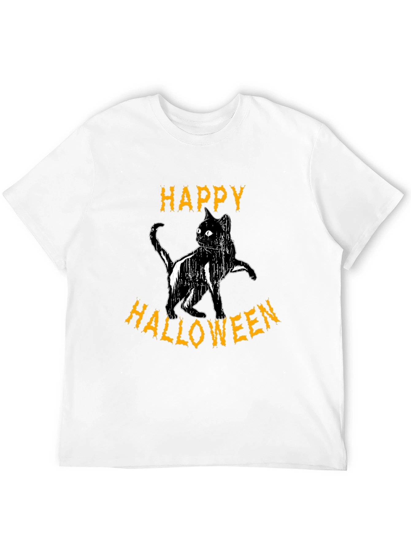 Happy Halloween Black Cat T-Shirt