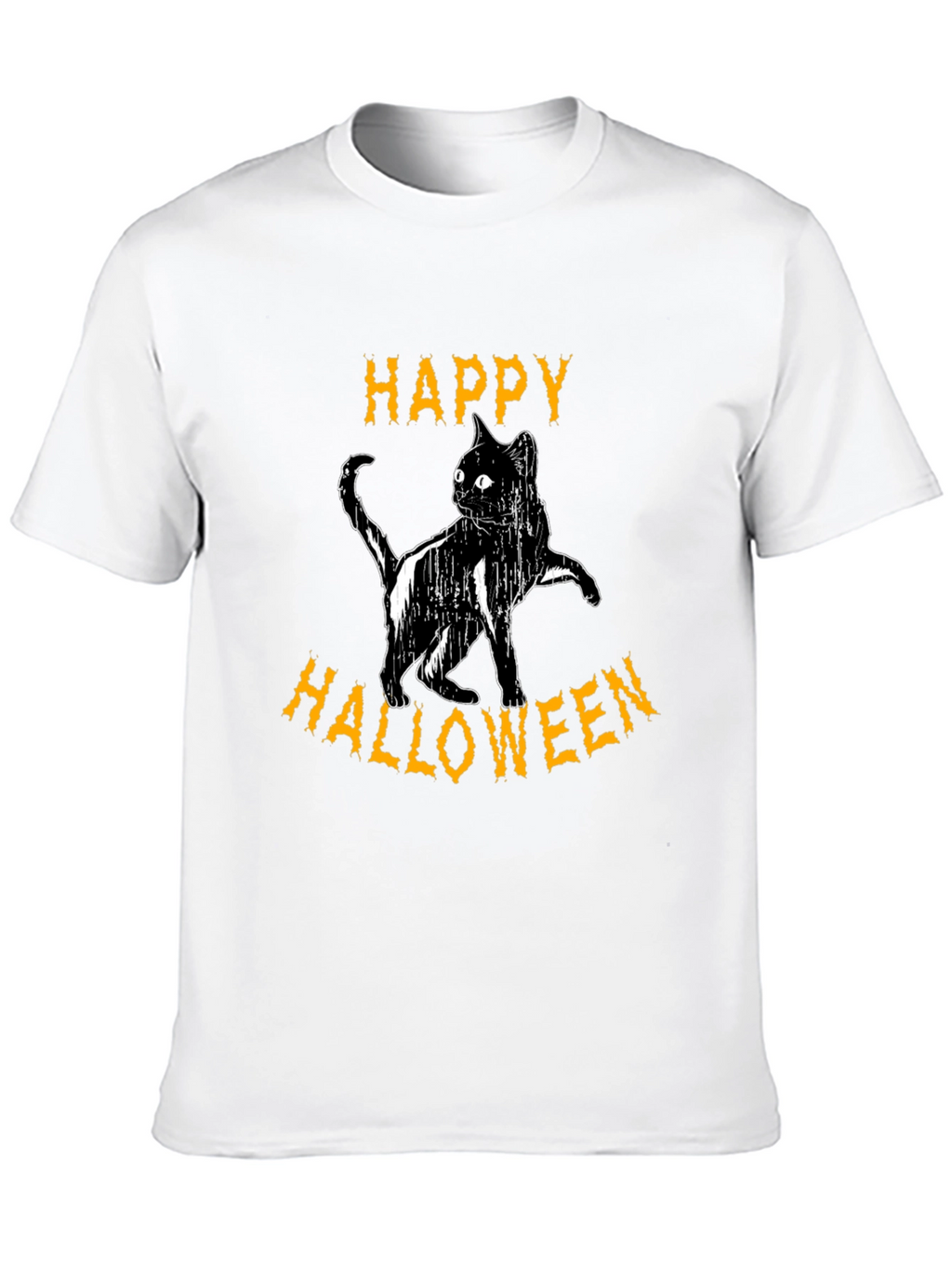 Happy Halloween Black Cat T-Shirt