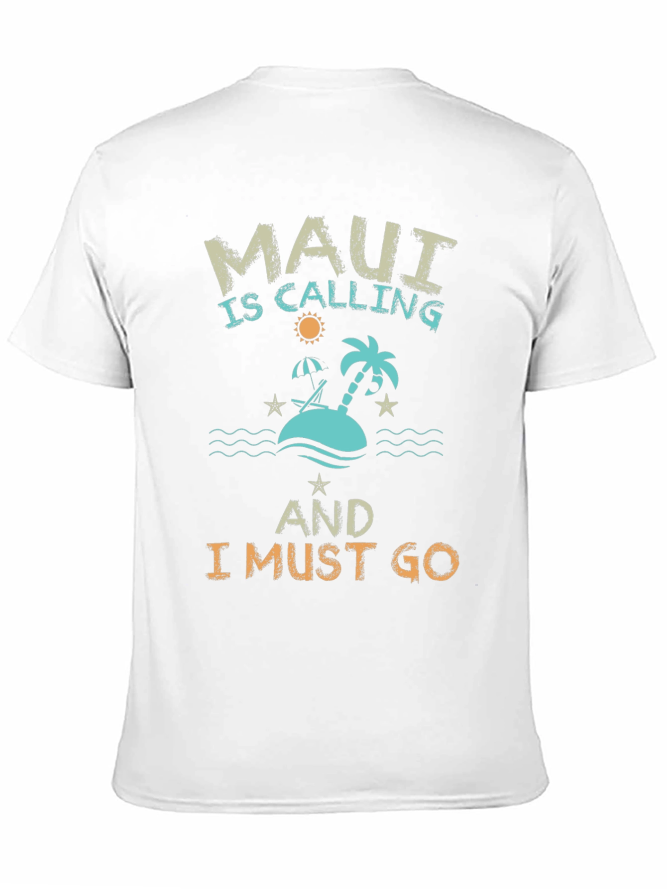 Maui is Calling Mens Graphic T-Shirt