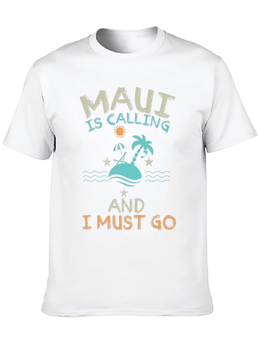 Maui is Calling Mens Graphic T-Shirt