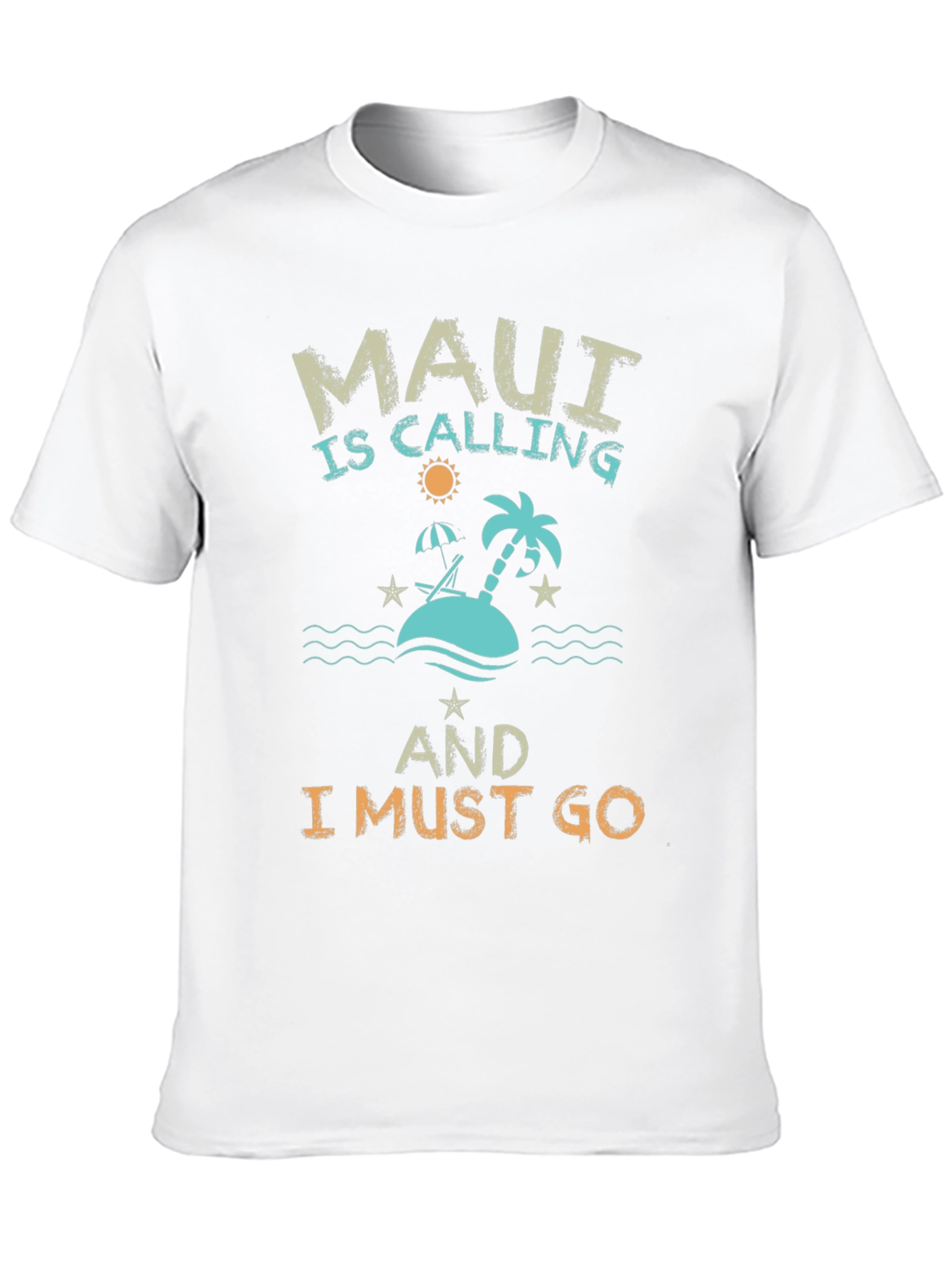 Maui is Calling Mens Graphic T-Shirt