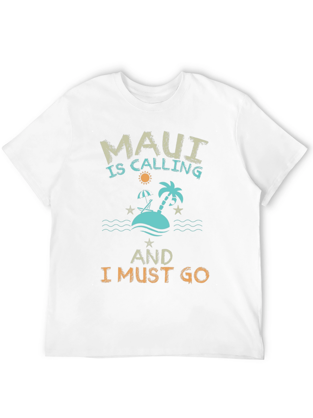 Maui is Calling Mens Graphic T-Shirt