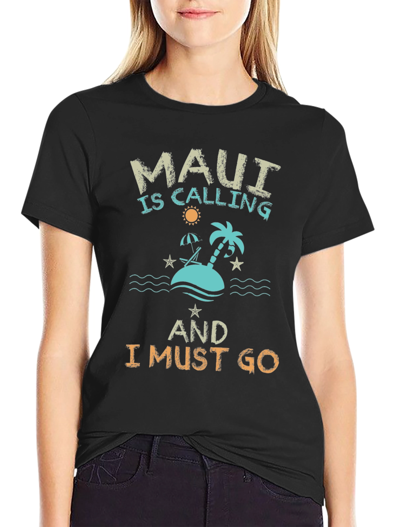 Maui is Calling Mens Graphic T-Shirt
