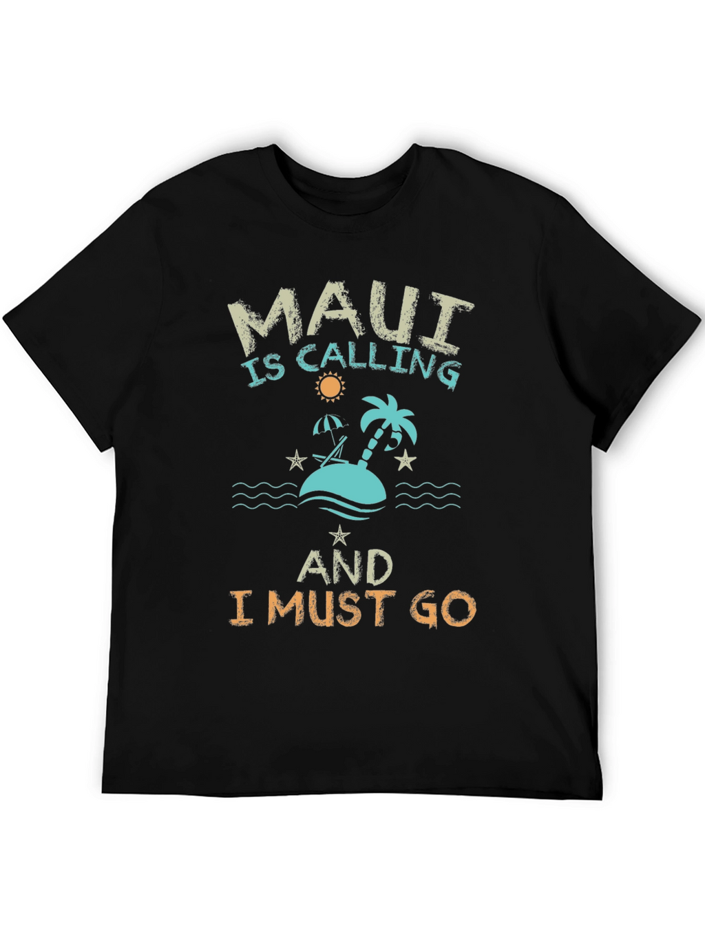 Maui is Calling Mens Graphic T-Shirt