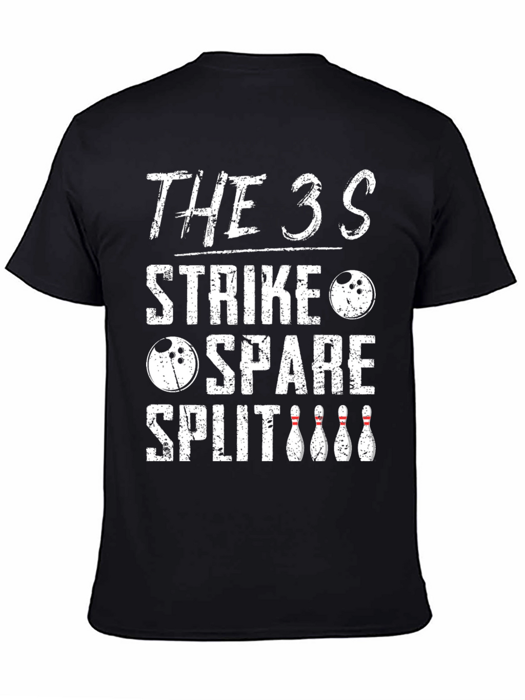 Bowling Strike Spare Split T-Shirt