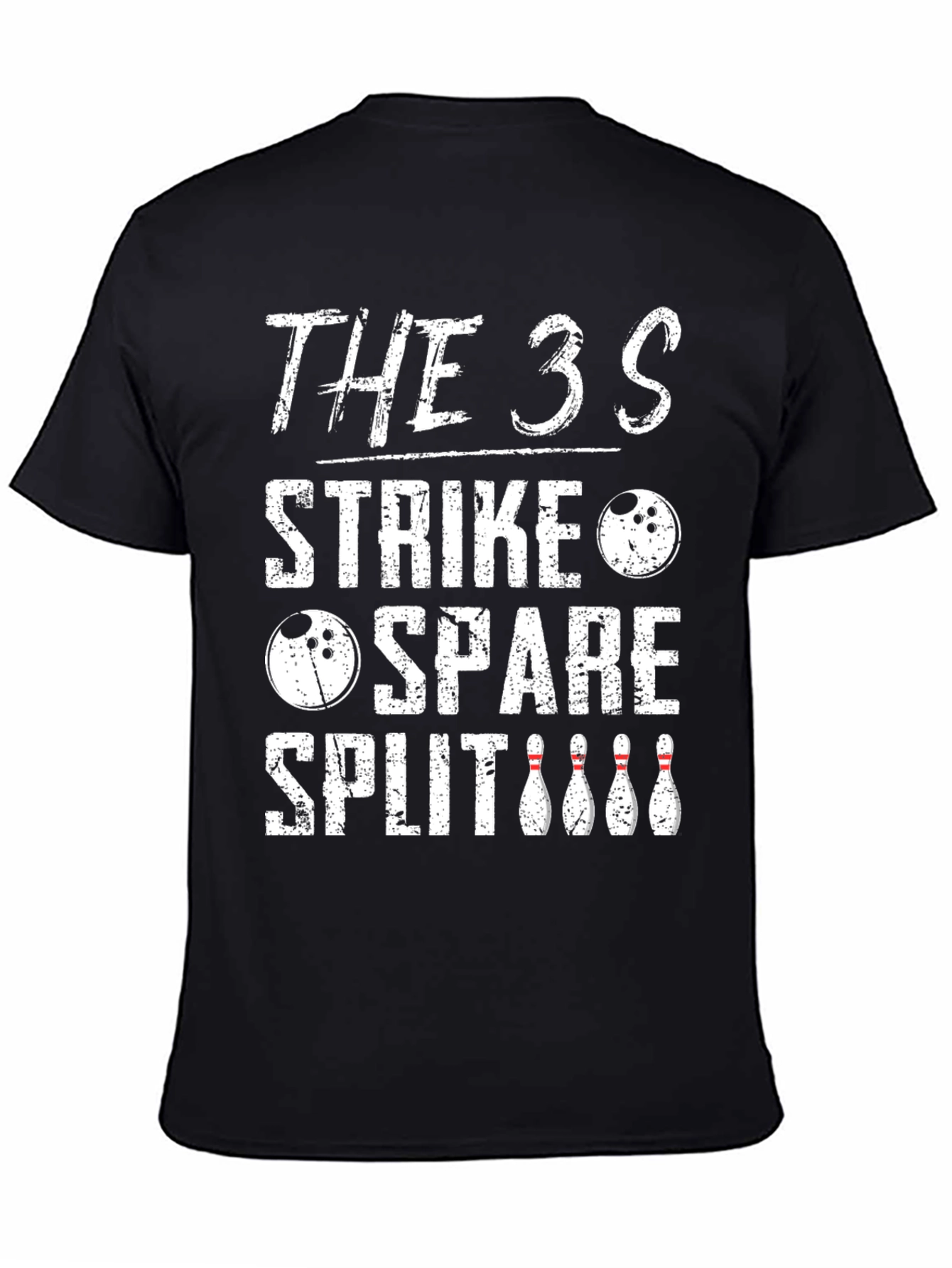 Bowling Strike Spare Split T-Shirt