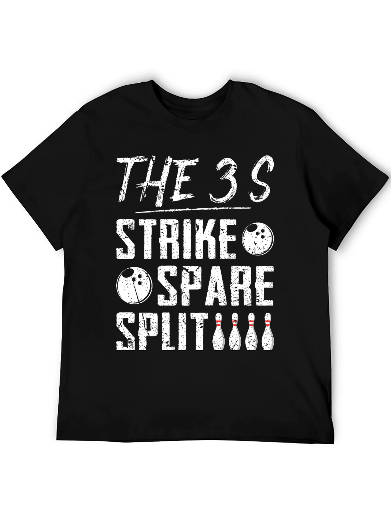 Bowling Strike Spare Split T-Shirt