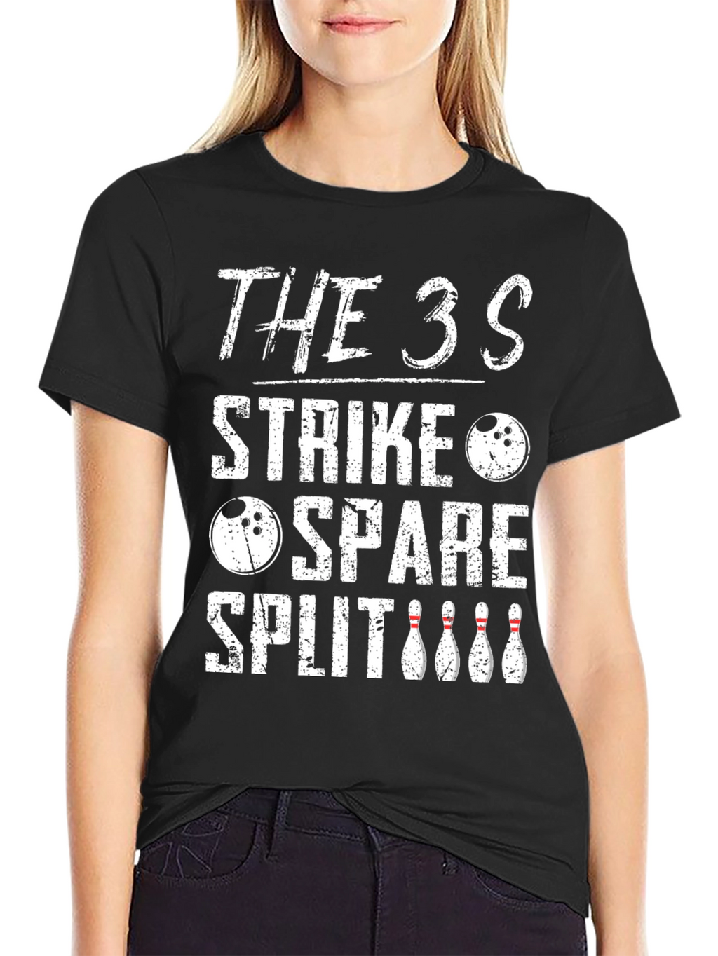 Bowling Strike Spare Split T-Shirt