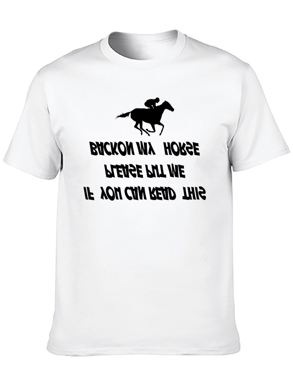Buckon Wa Horse Reverse Text T-Shirt