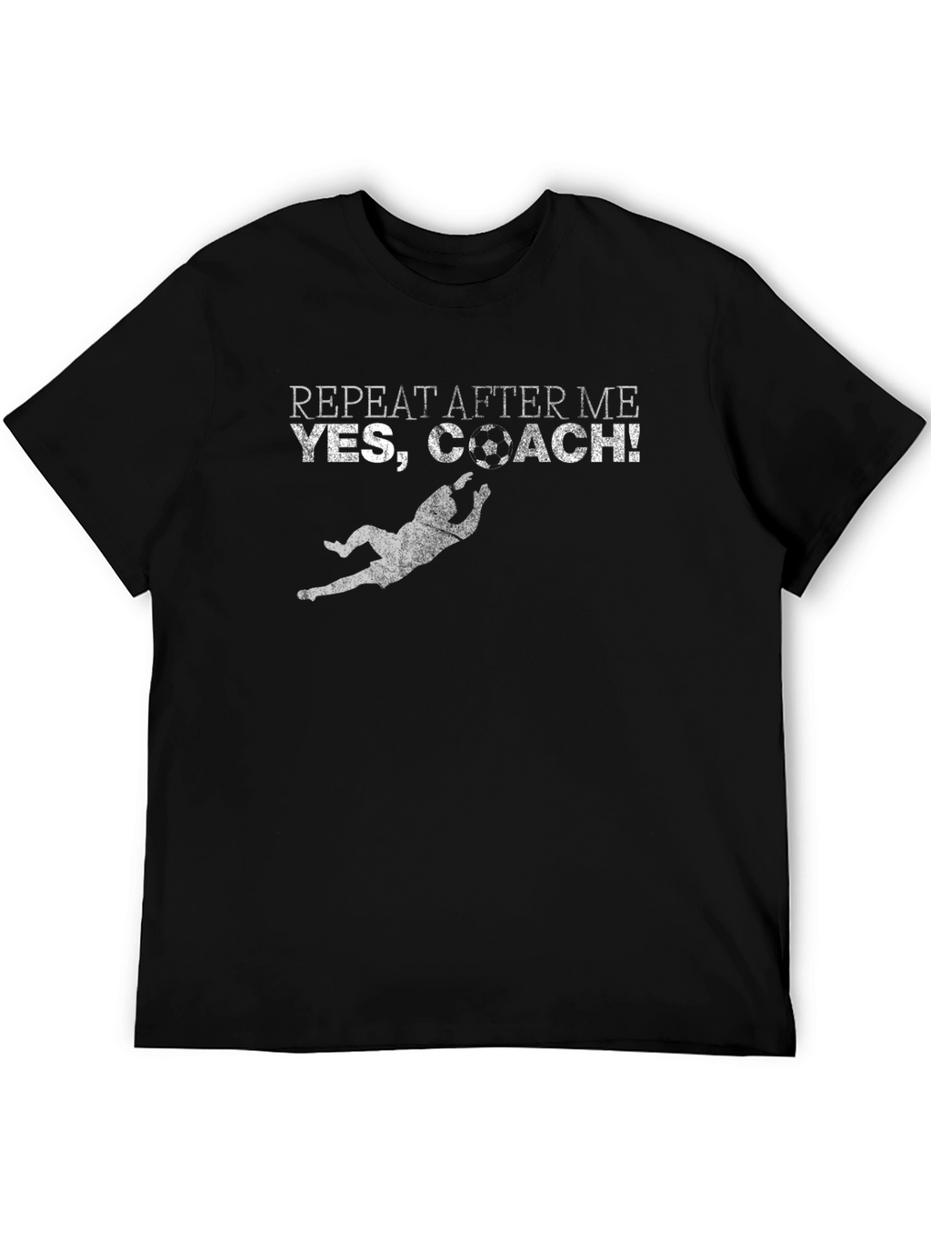 Yes Coach! Graphic Tee - Soccer Goalie T-Shirt