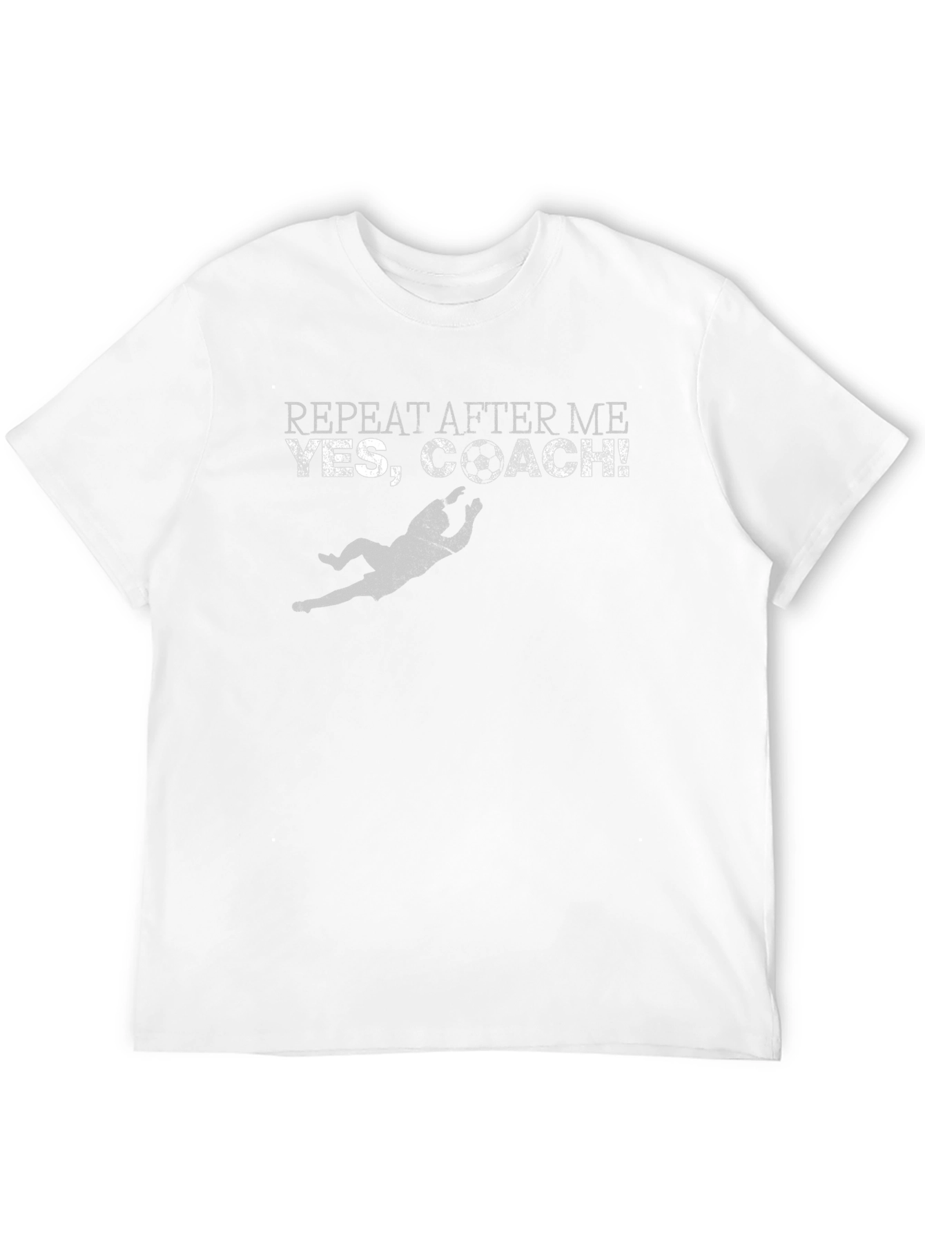 Yes Coach! Graphic Tee - Soccer Goalie T-Shirt