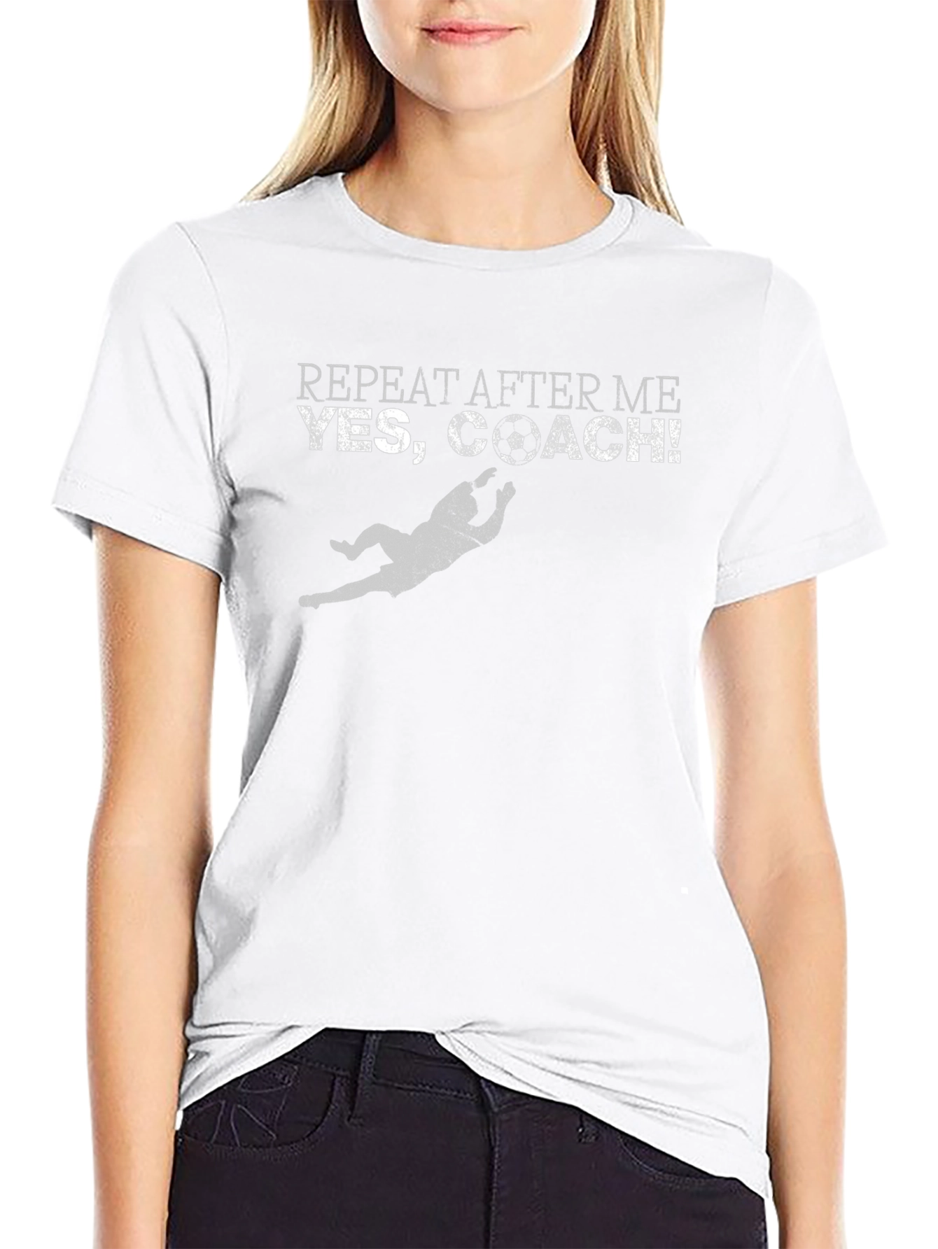 Yes Coach! Graphic Tee - Soccer Goalie T-Shirt