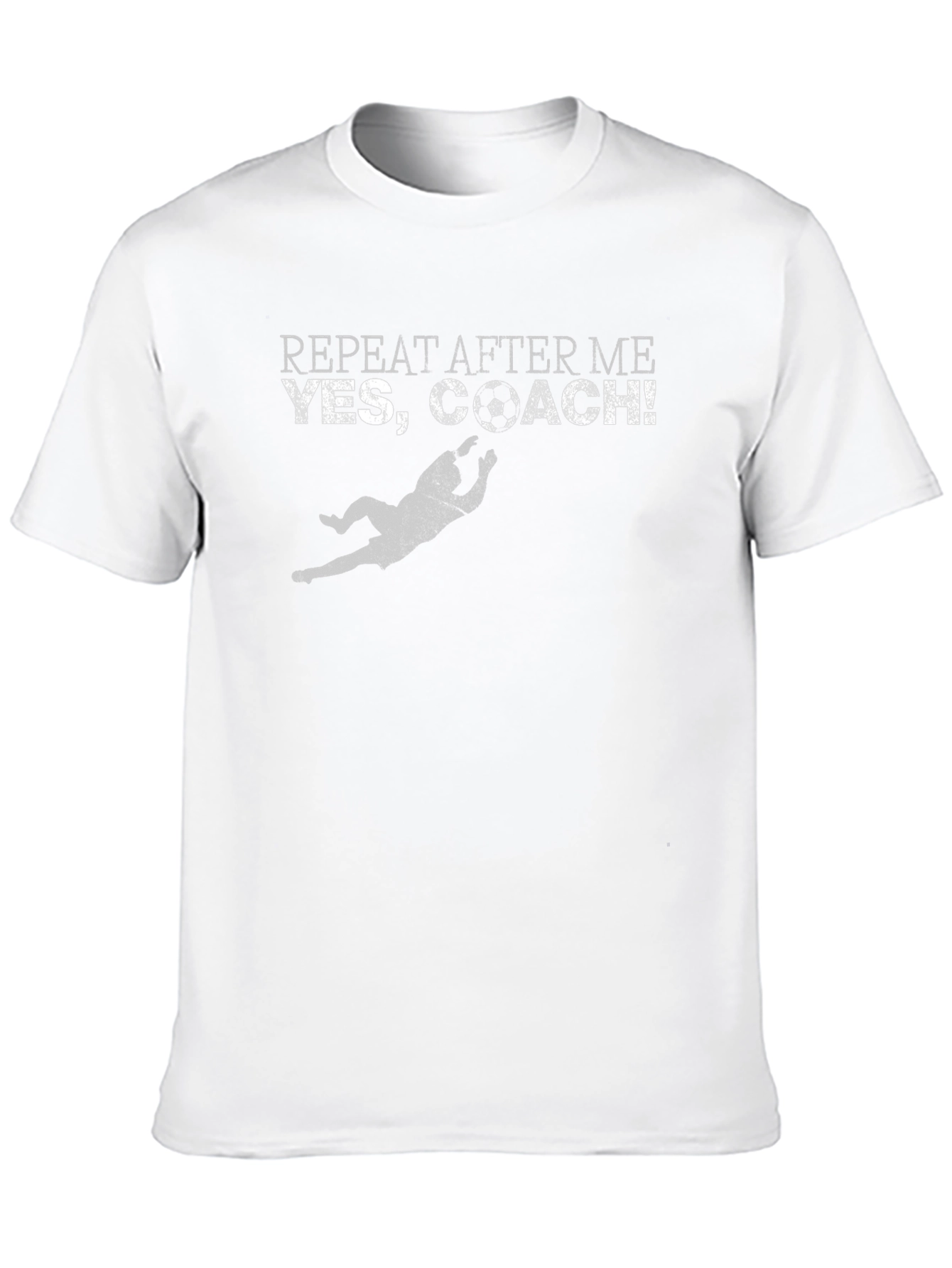 Yes Coach! Graphic Tee - Soccer Goalie T-Shirt