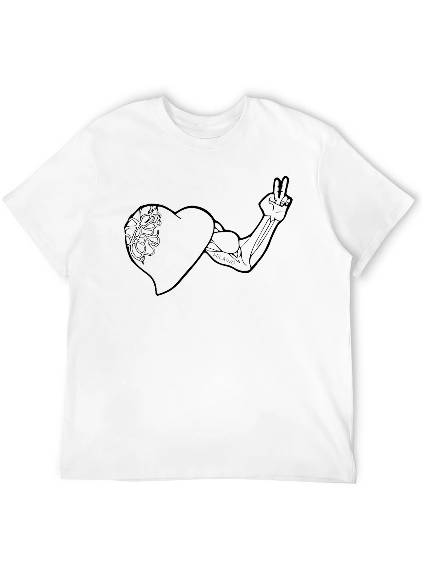 Heart Peace Muscle T-Shirt
