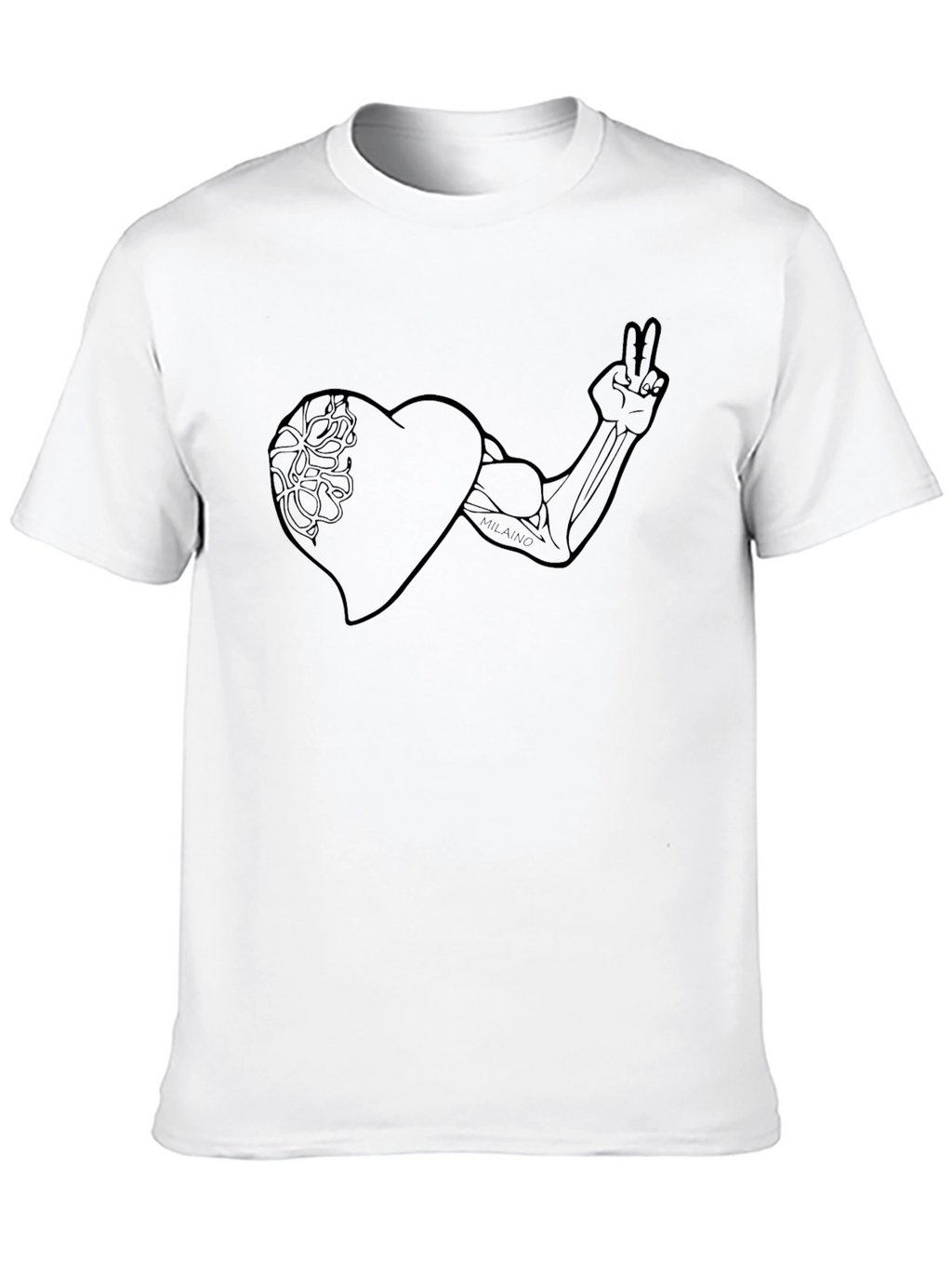 Heart Peace Muscle T-Shirt