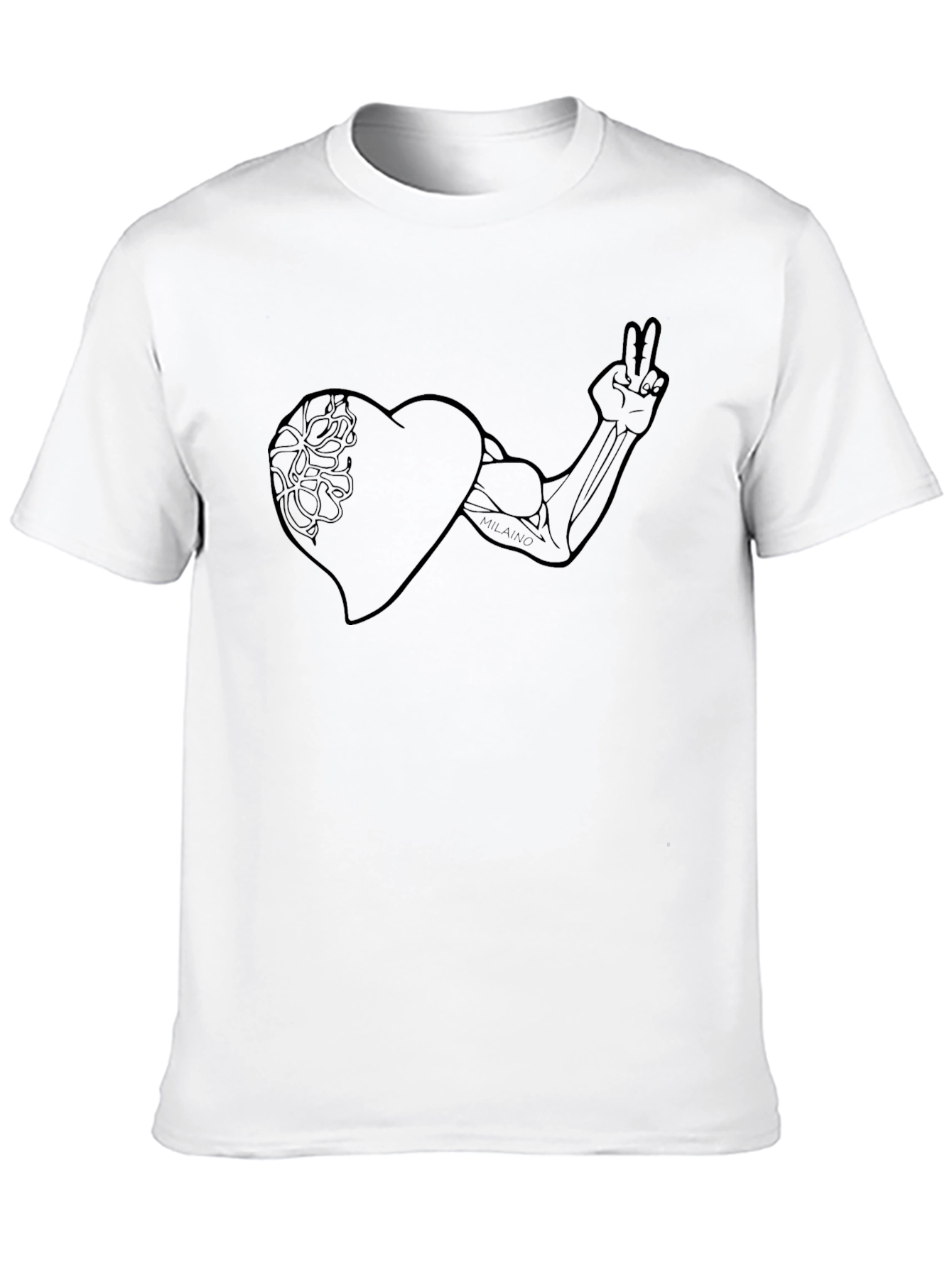 Heart Peace Muscle T-Shirt