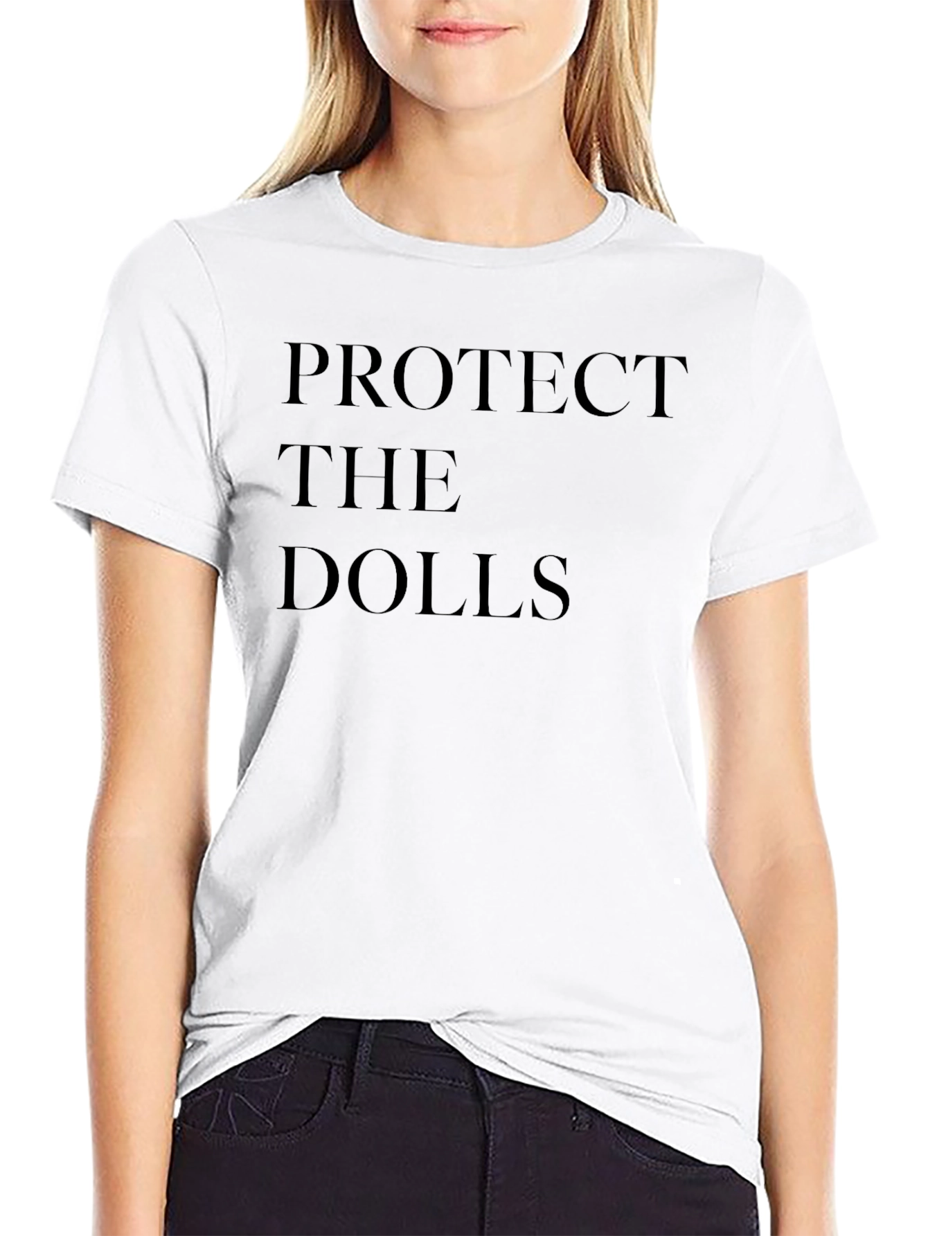 Protect the Dolls Black Graphic Tee - Unisex