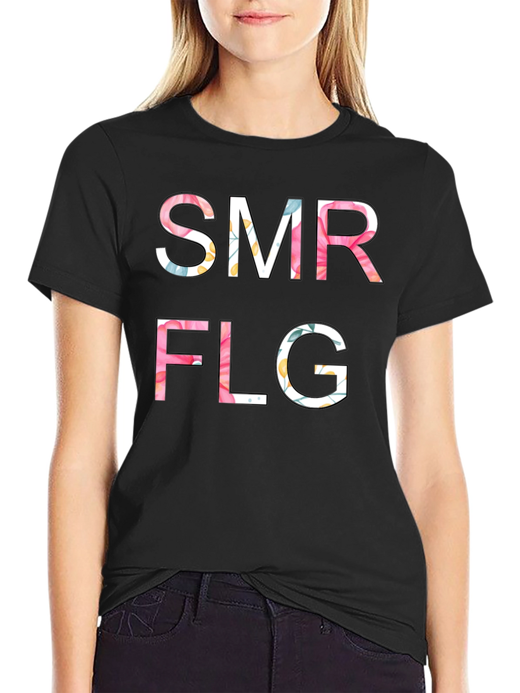 SMR FLG Floral Graphic T-Shirt