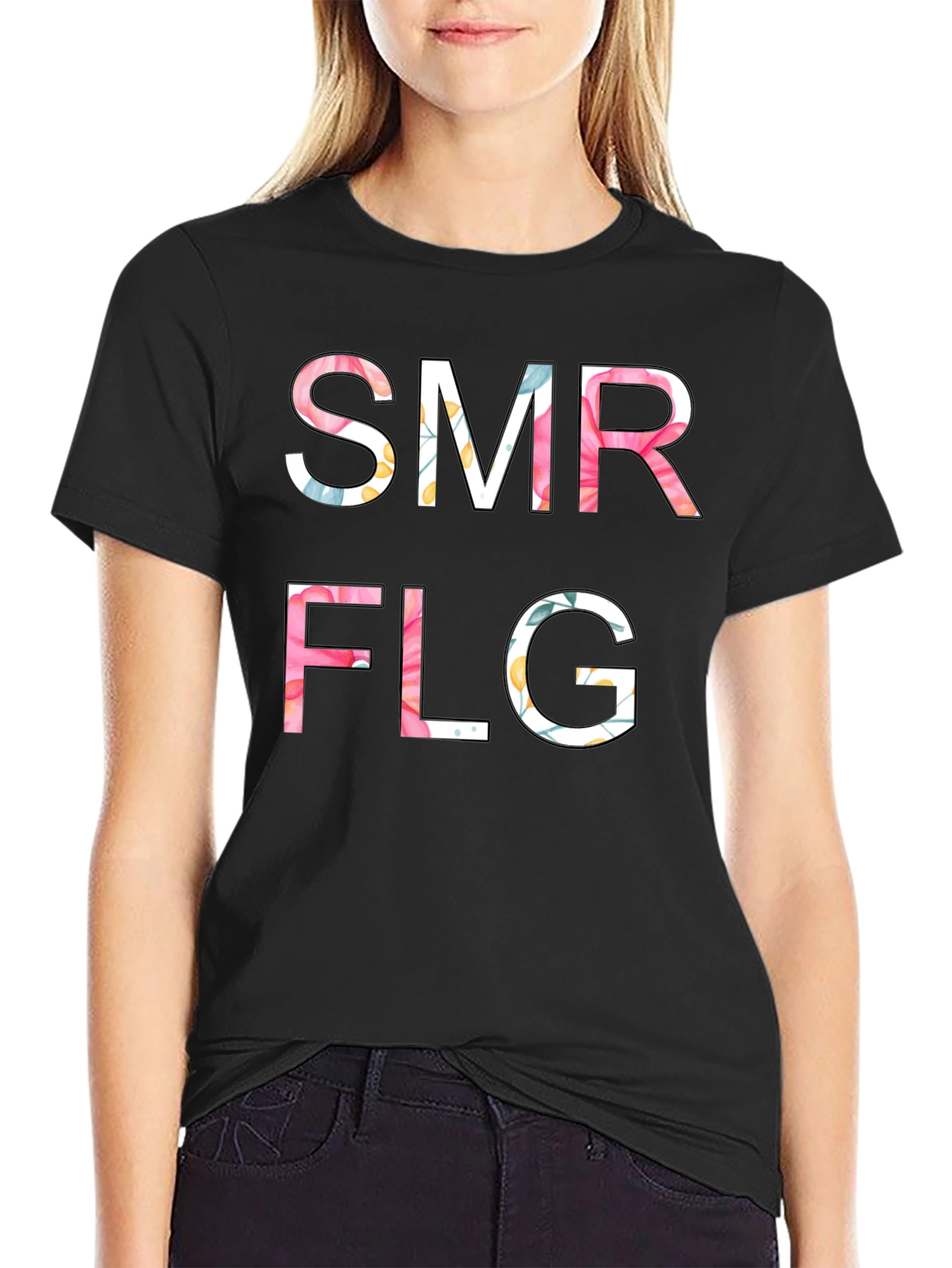 SMR FLG Floral Graphic T-Shirt