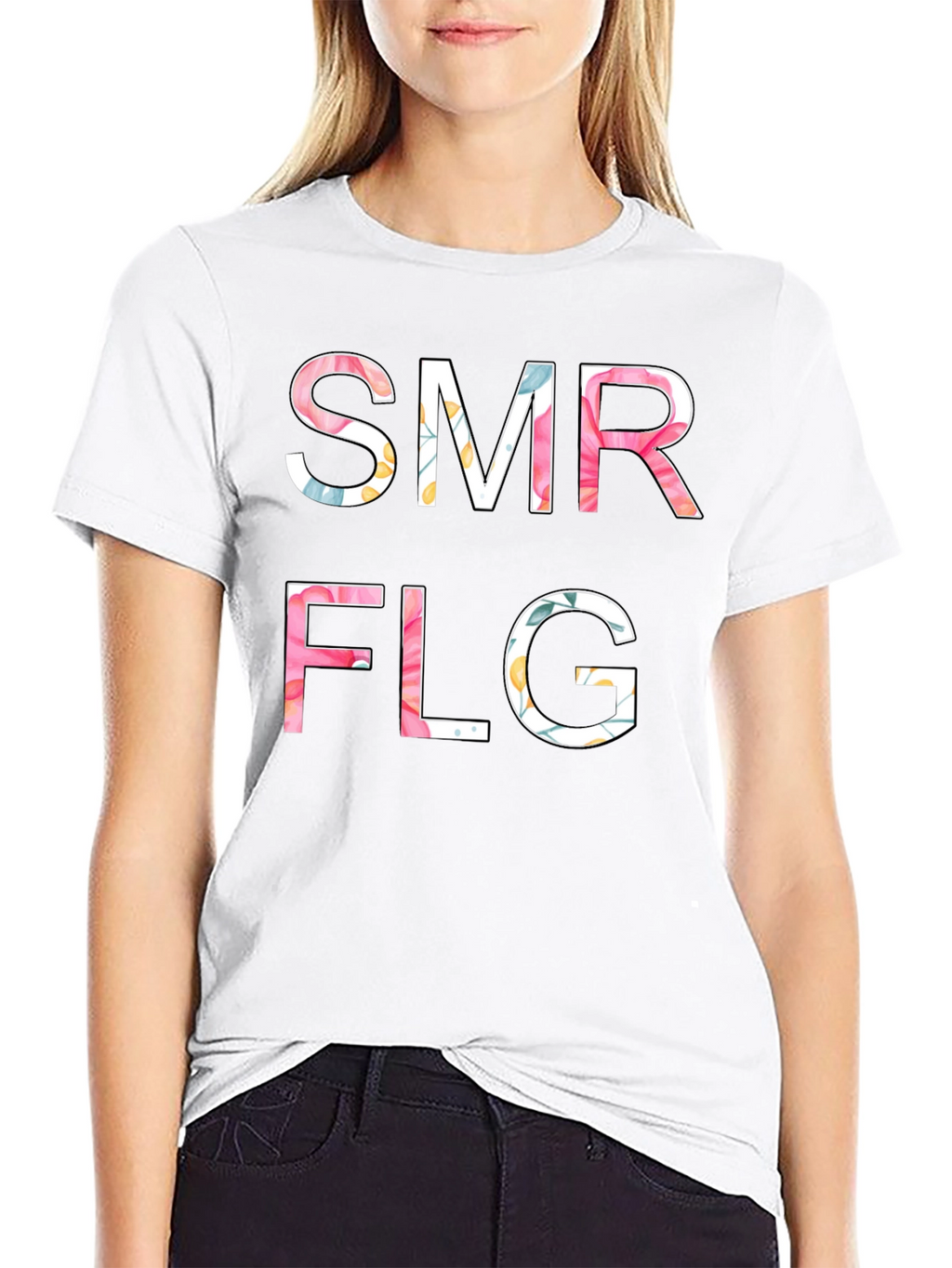 SMR FLG Floral Graphic T-Shirt