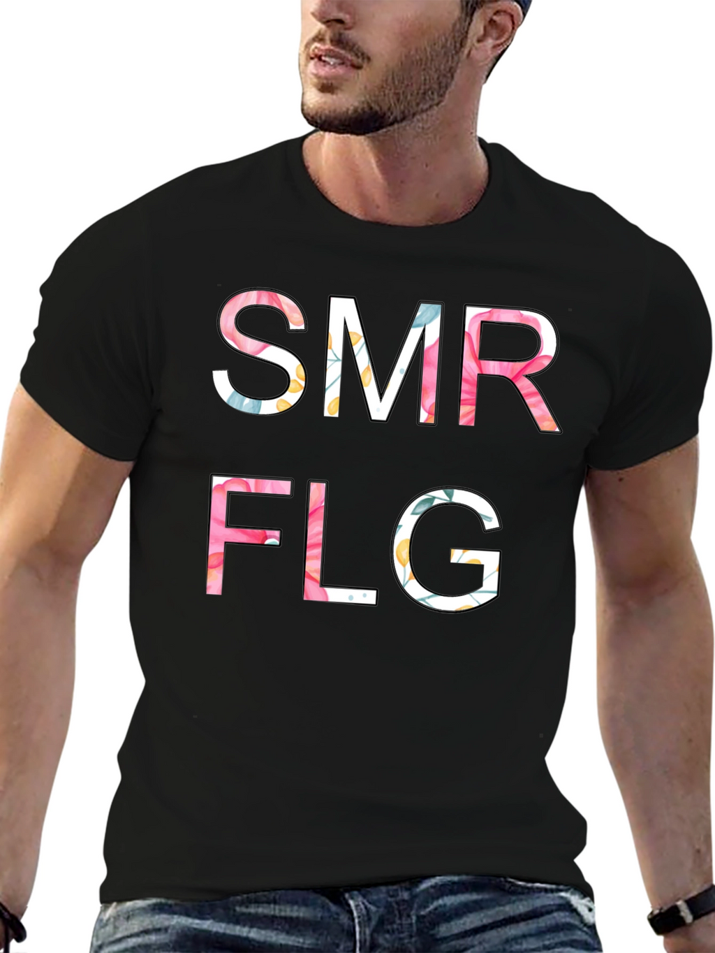 SMR FLG Floral Graphic T-Shirt
